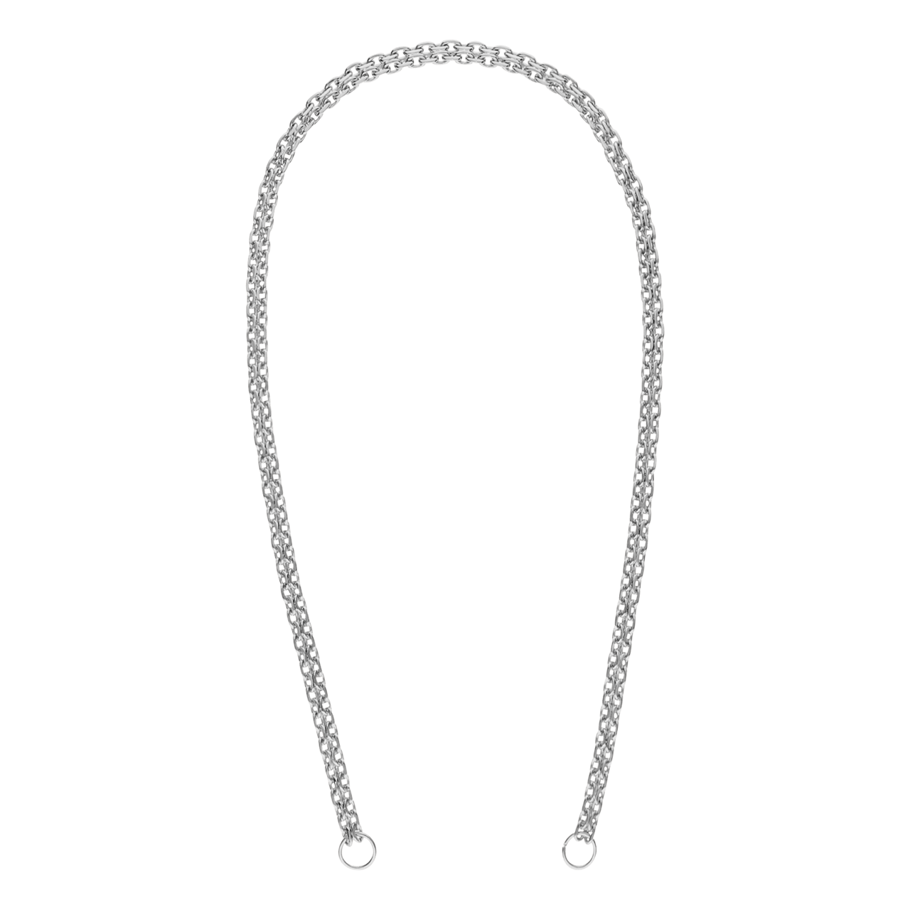 Stainless steel bedelketting voor dames