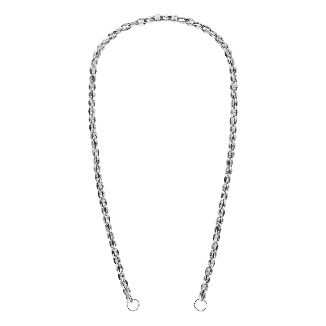 Stainless steel bedelketting voor dames