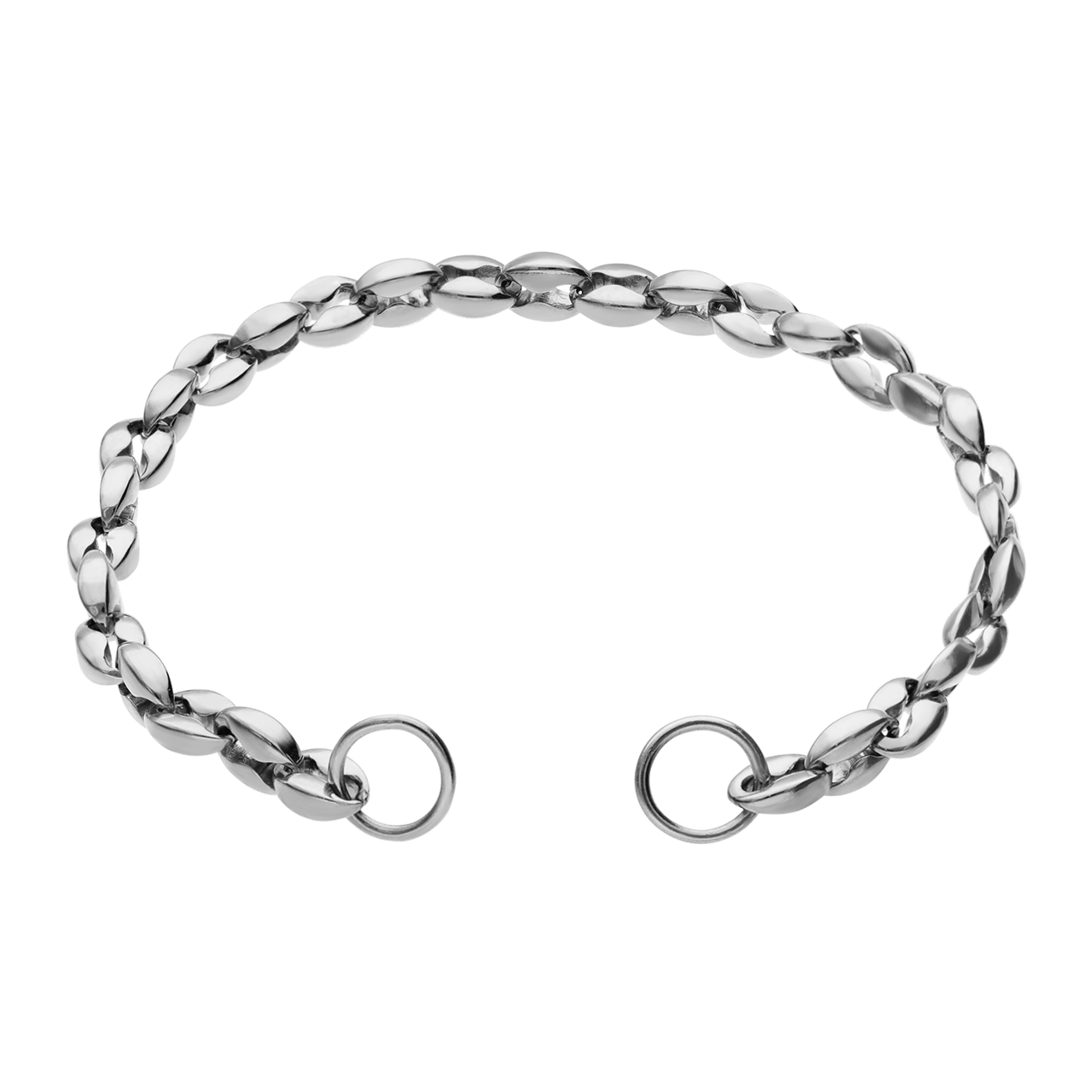 Bettelarmband aus Edelstahl, Marine-Kettenglied