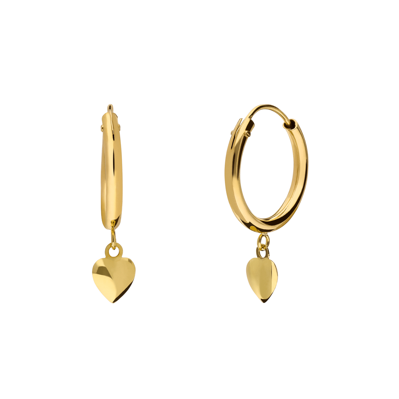 Ohrringe aus 585er Gold, Herz