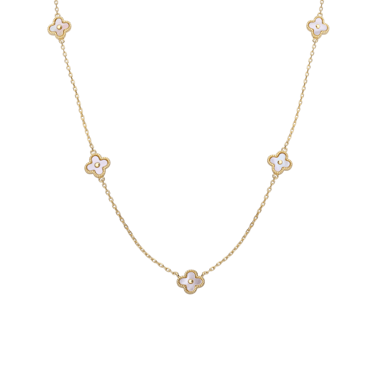 Zilveren goldplated ketting met hanger voor dames