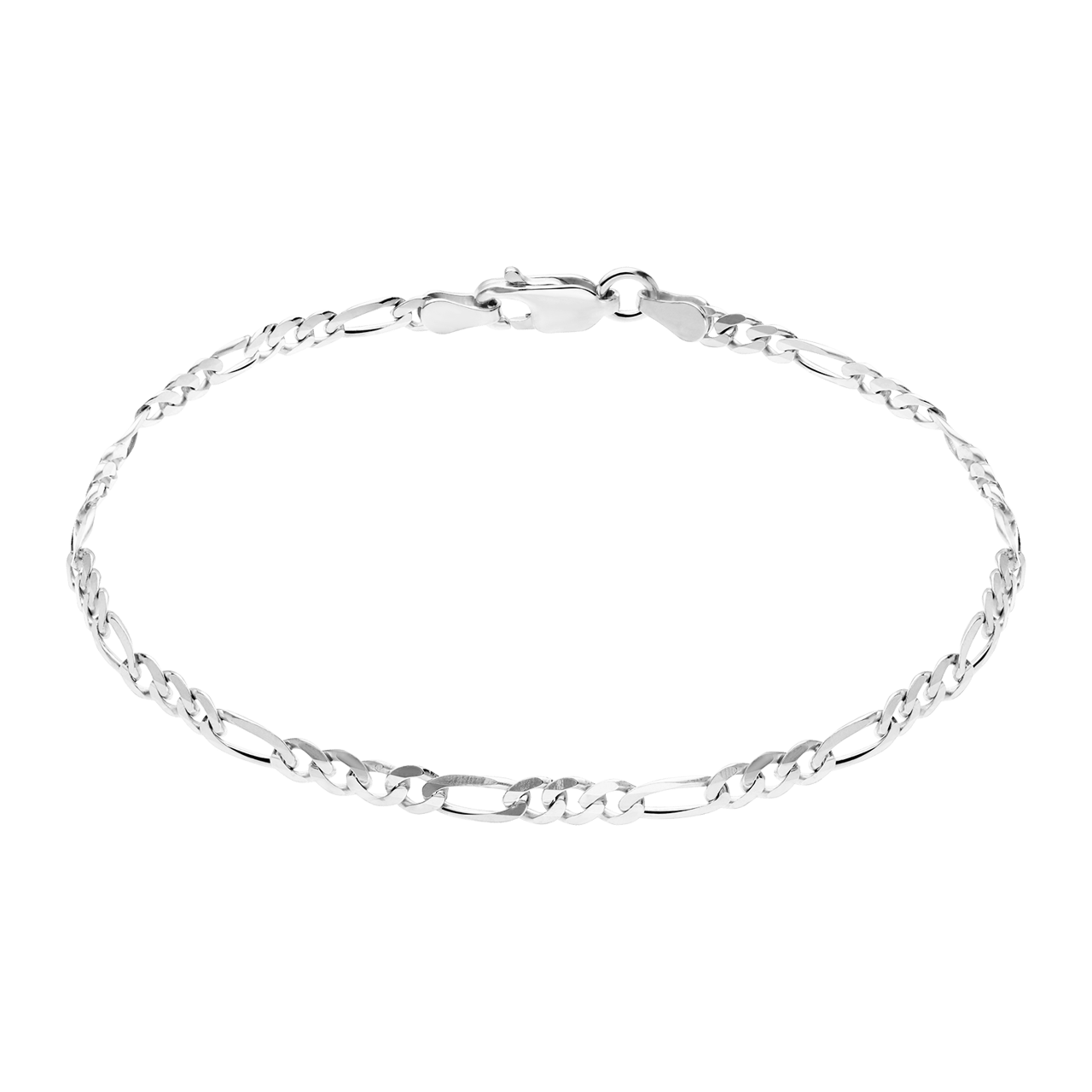 Armband aus 925er Silber, Figaroglied