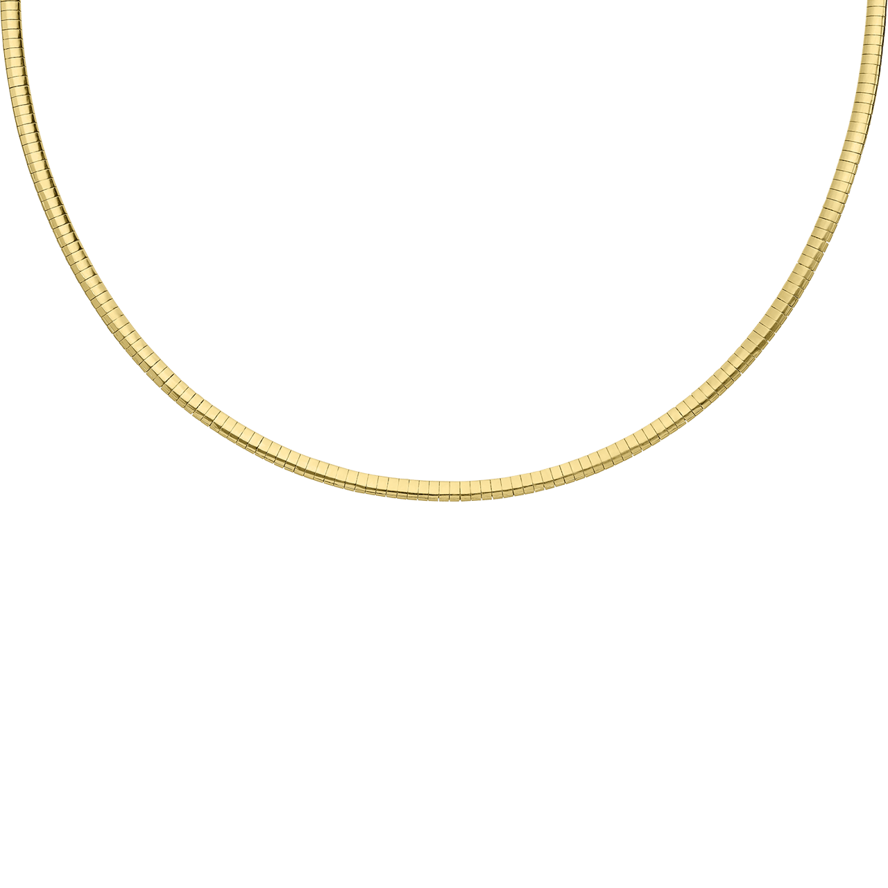 Zilveren goldplated ketting voor dames