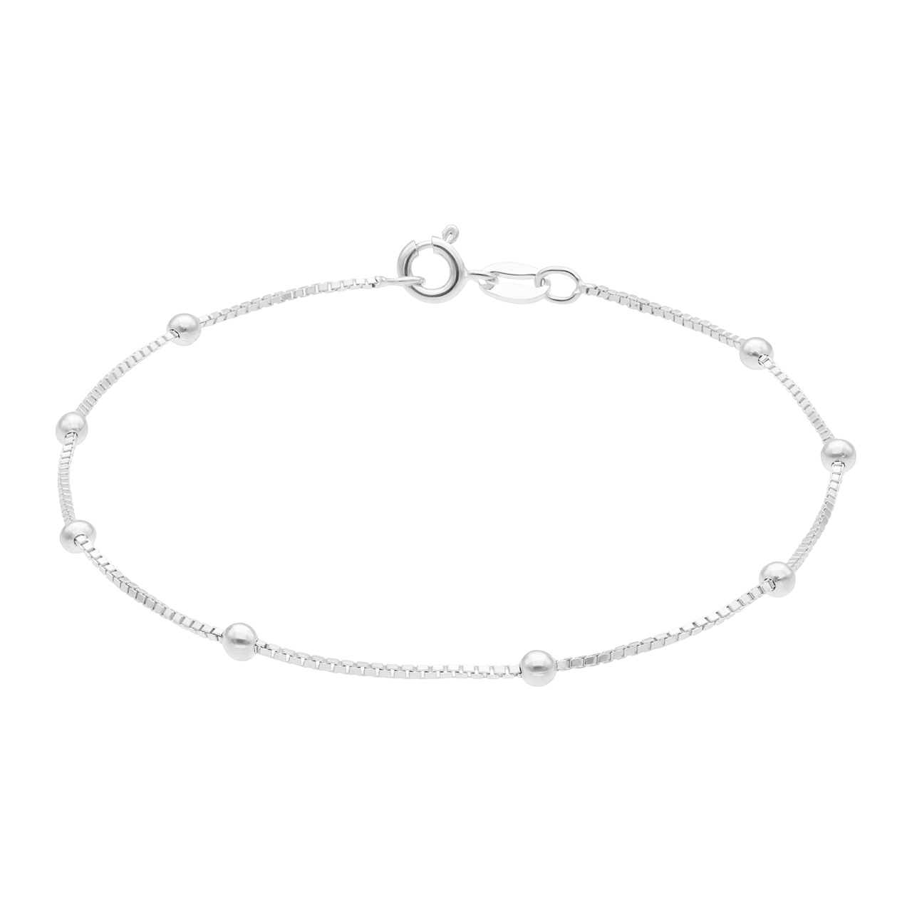 Armband aus 925er Silber, venezianische Kugel