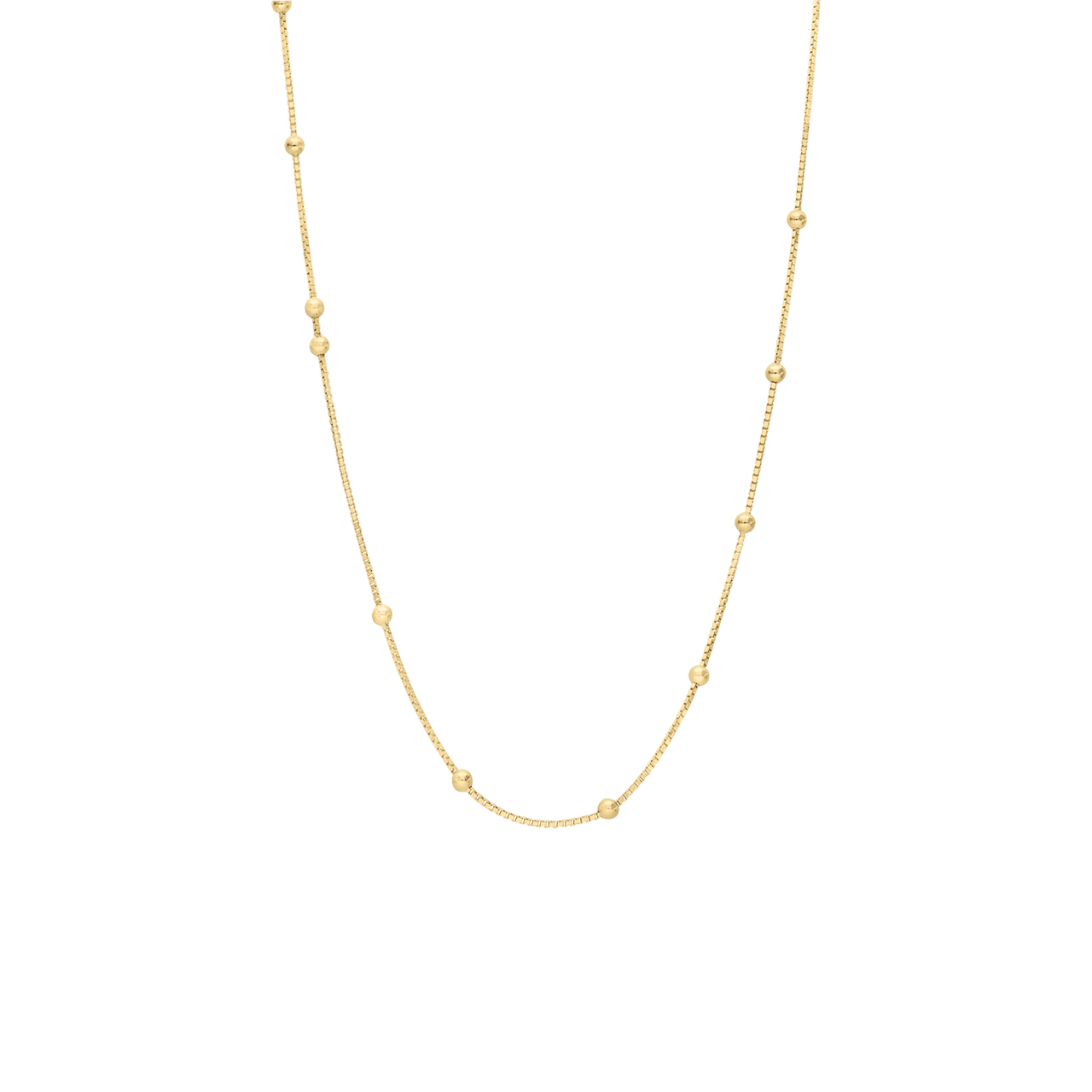 Zilveren goldplated ketting