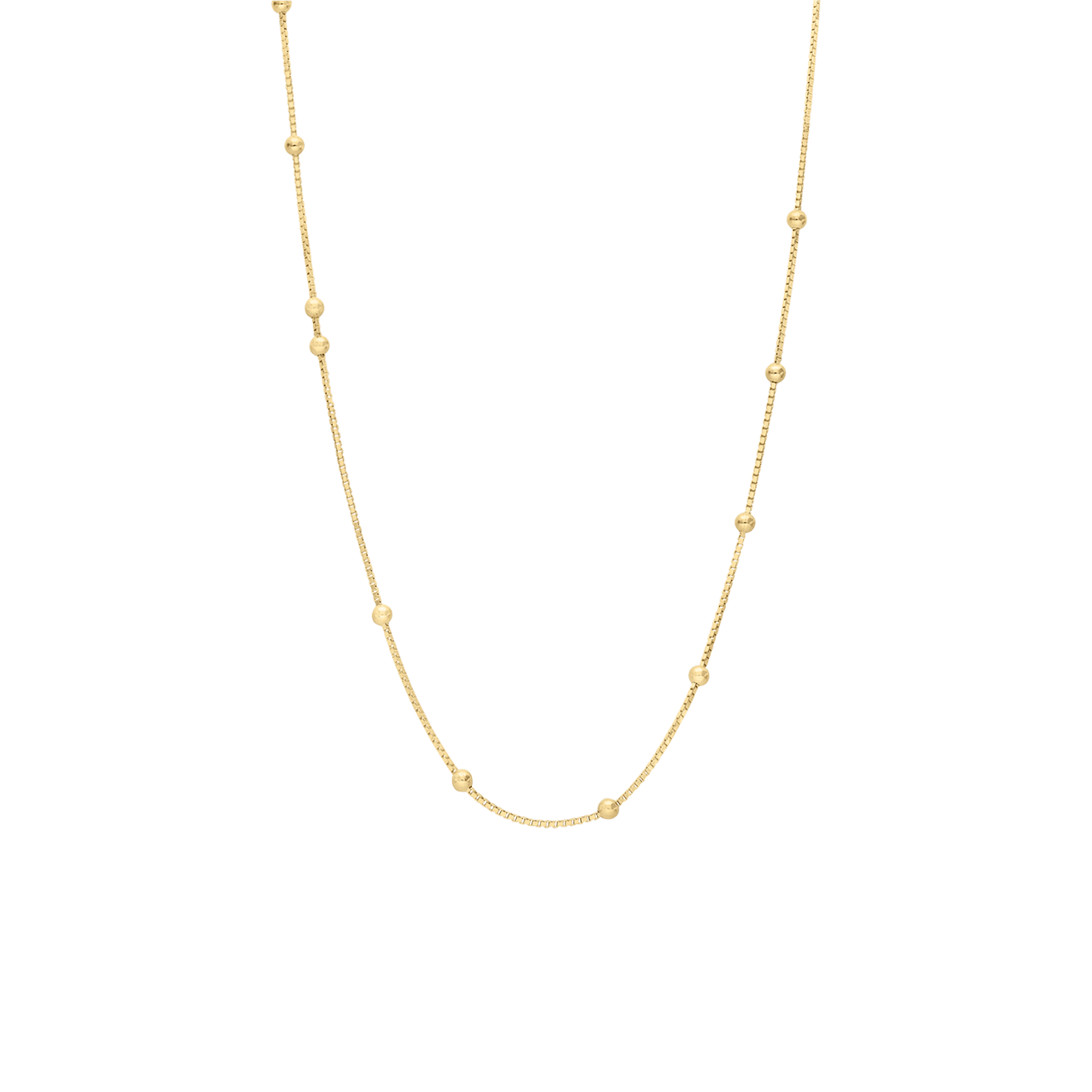 Zilveren goldplated ketting voor dames