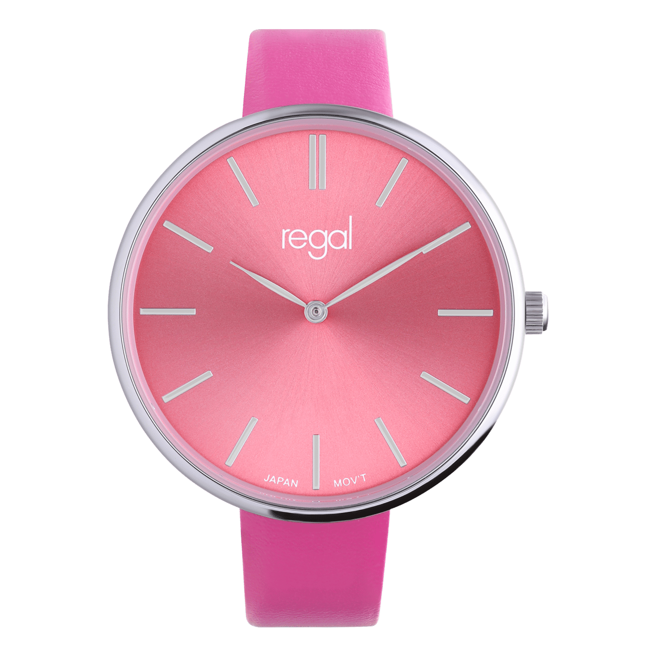 Regal Damen-Armbanduhr mit Armband in Fuchsia