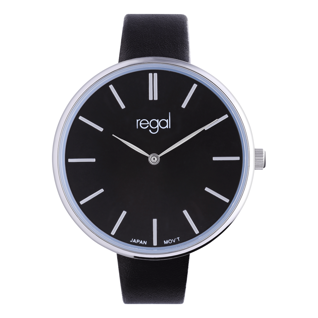 Regal dames horloge met zwarte band