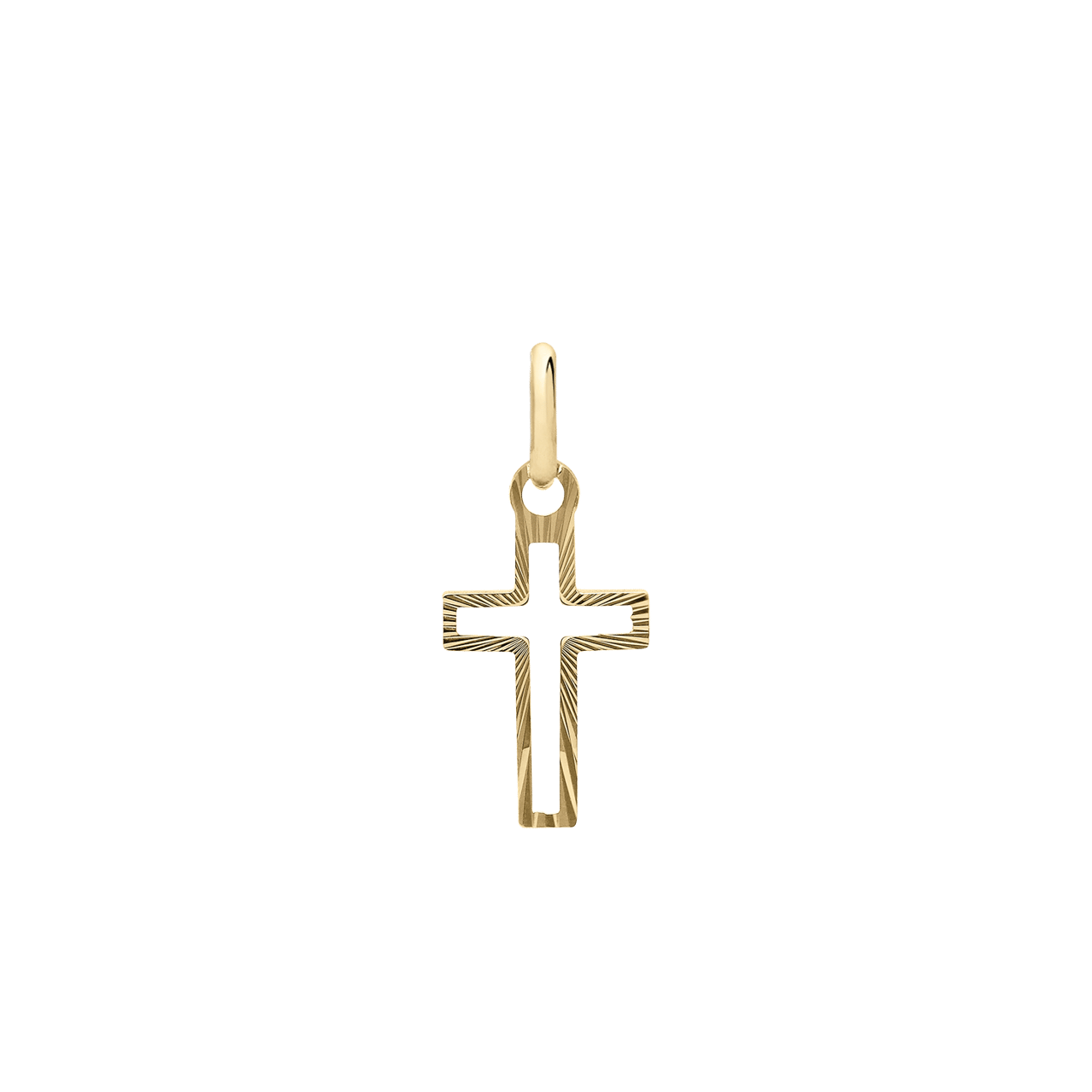 Anhänger aus 375er Gold, Kreuz