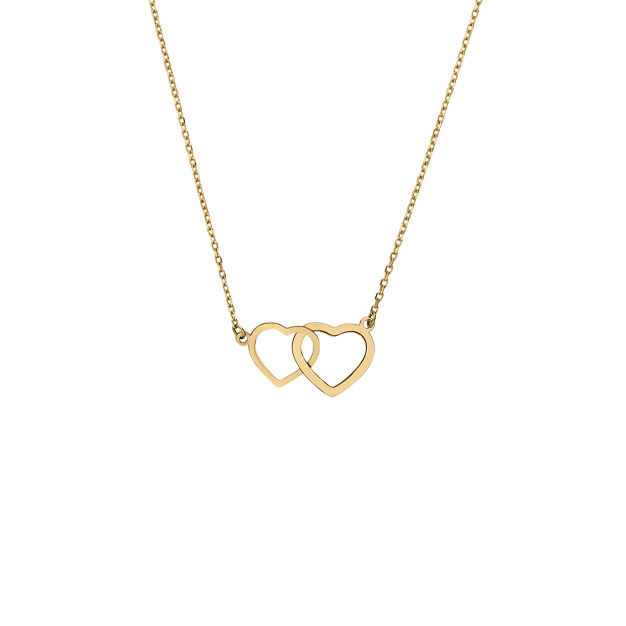 Halskette aus 375er Gold, Herz