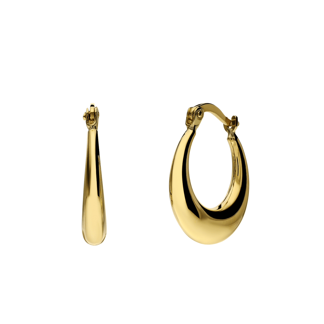 Ohrringe aus 375er Gold, wagemutig