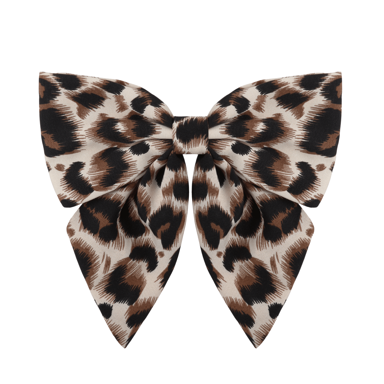 Haarschleife mit Leopardenmuster