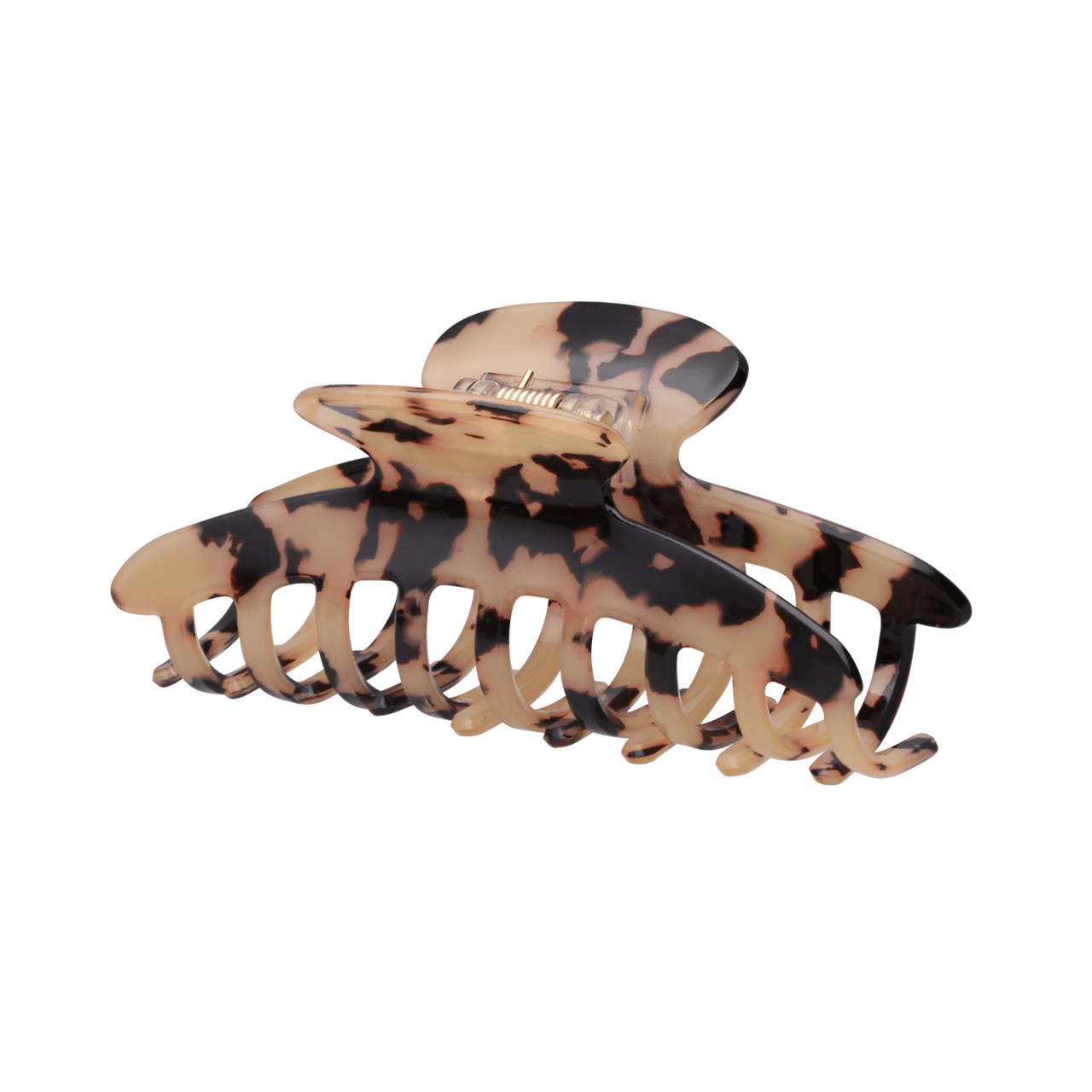Haarklammer mit Leopardenmuster