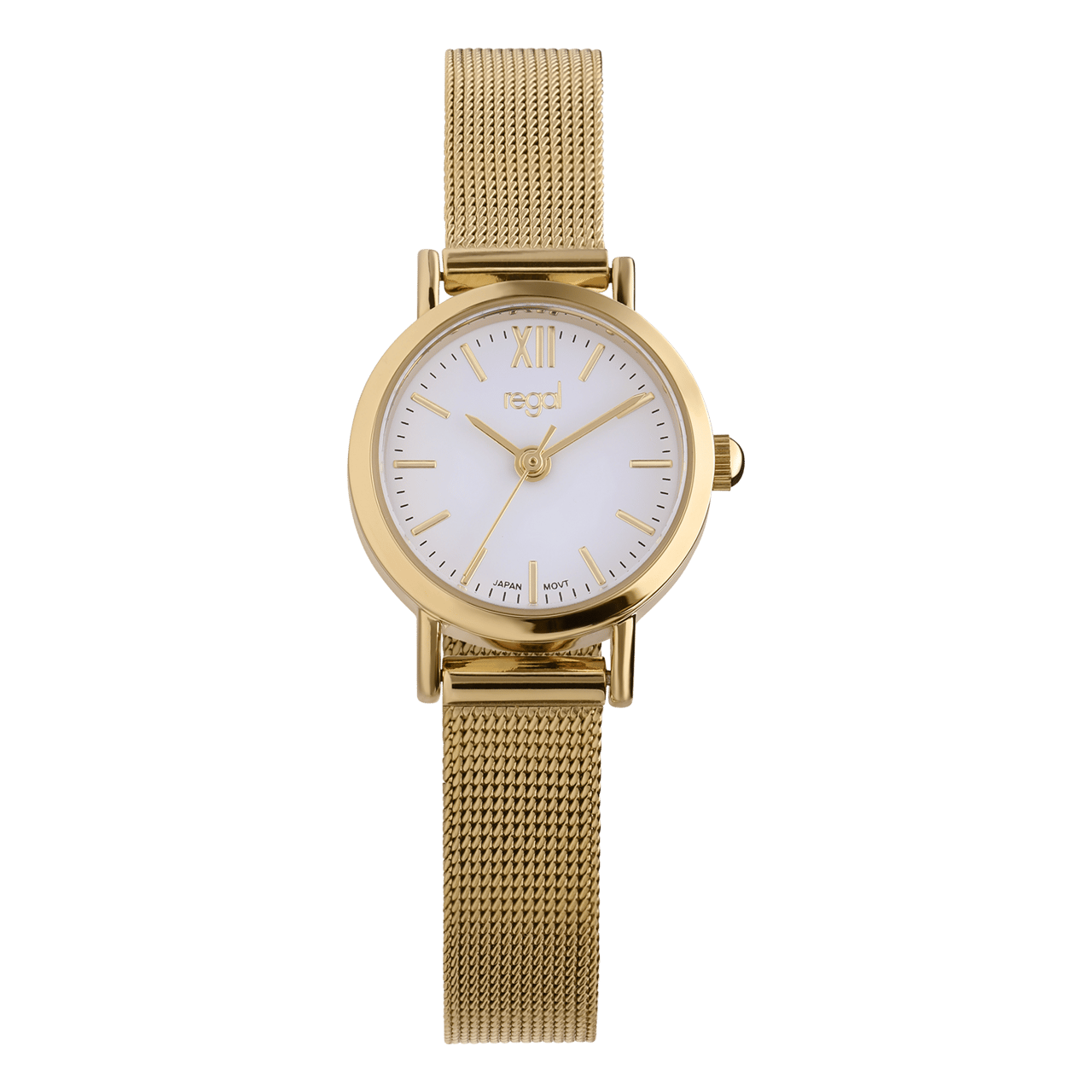 Regal Armbanduhr mit goldfarbenem Armband