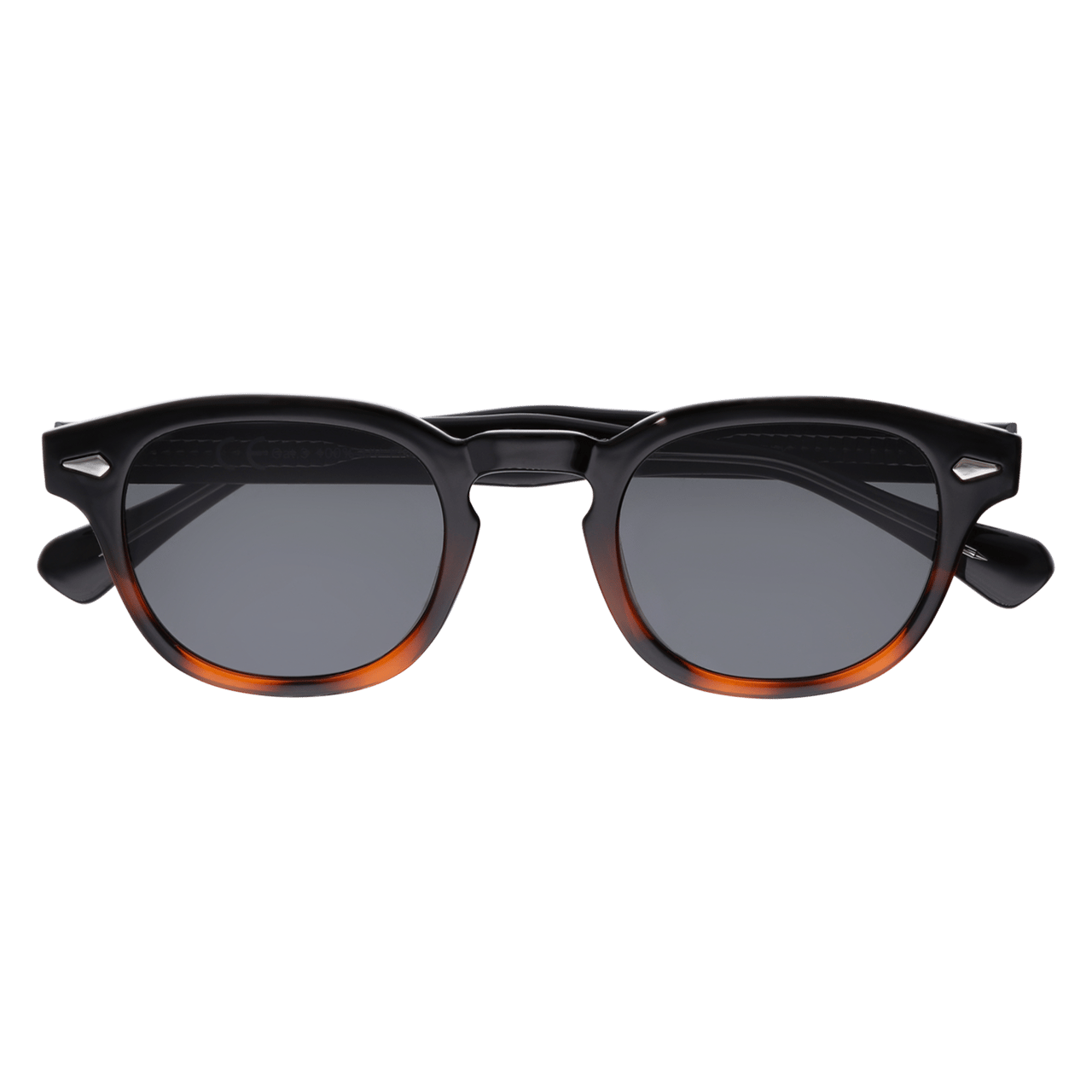 Sonnenbrille mit schwarz-braunem Rahmen