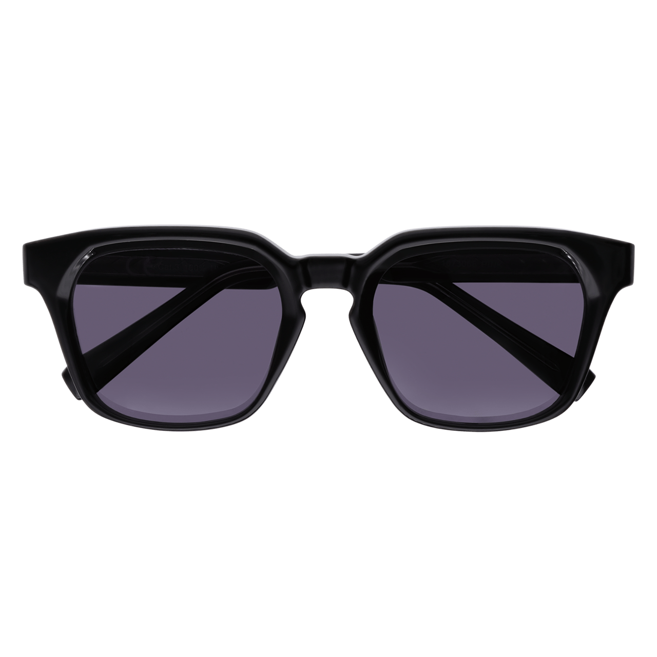 Schwarze quadratische Retrosonnenbrille