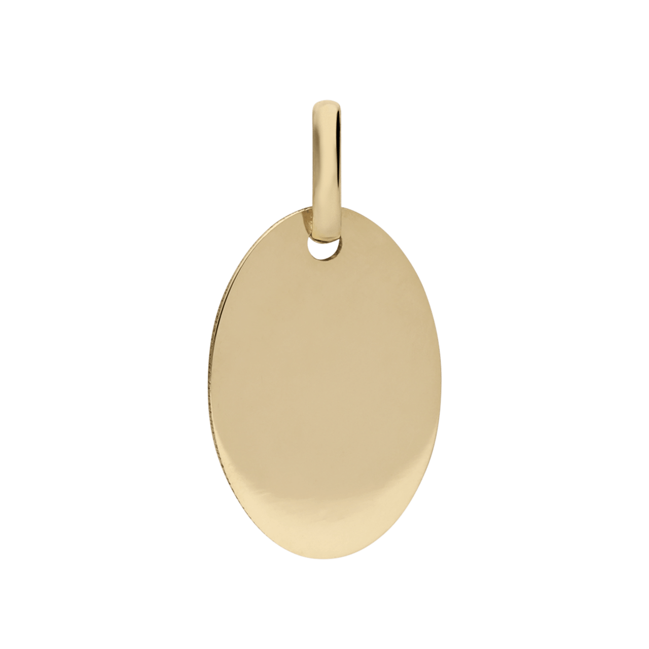 9 Karat Anhänger oval