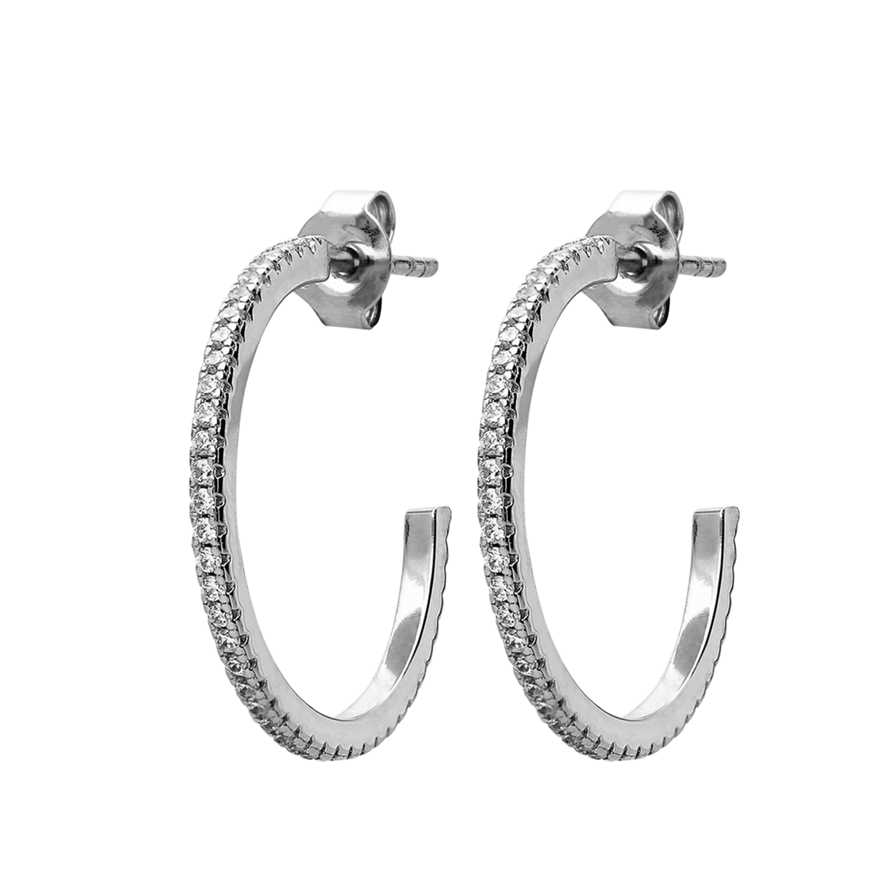 Ohrringe aus 925er Silber mit Zirkonia