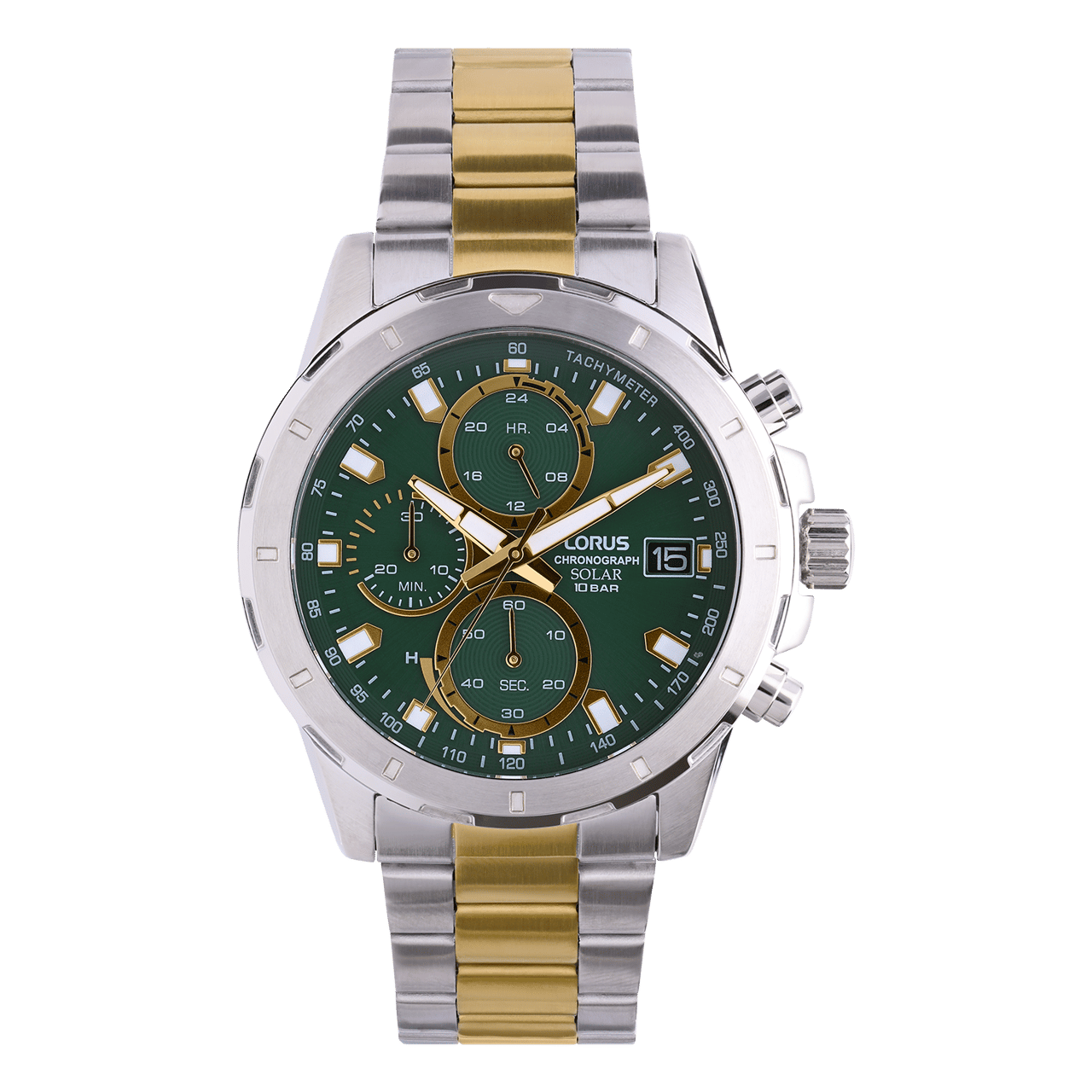 Lorus Solar Heren Horloge Bicolor RZ605AX9