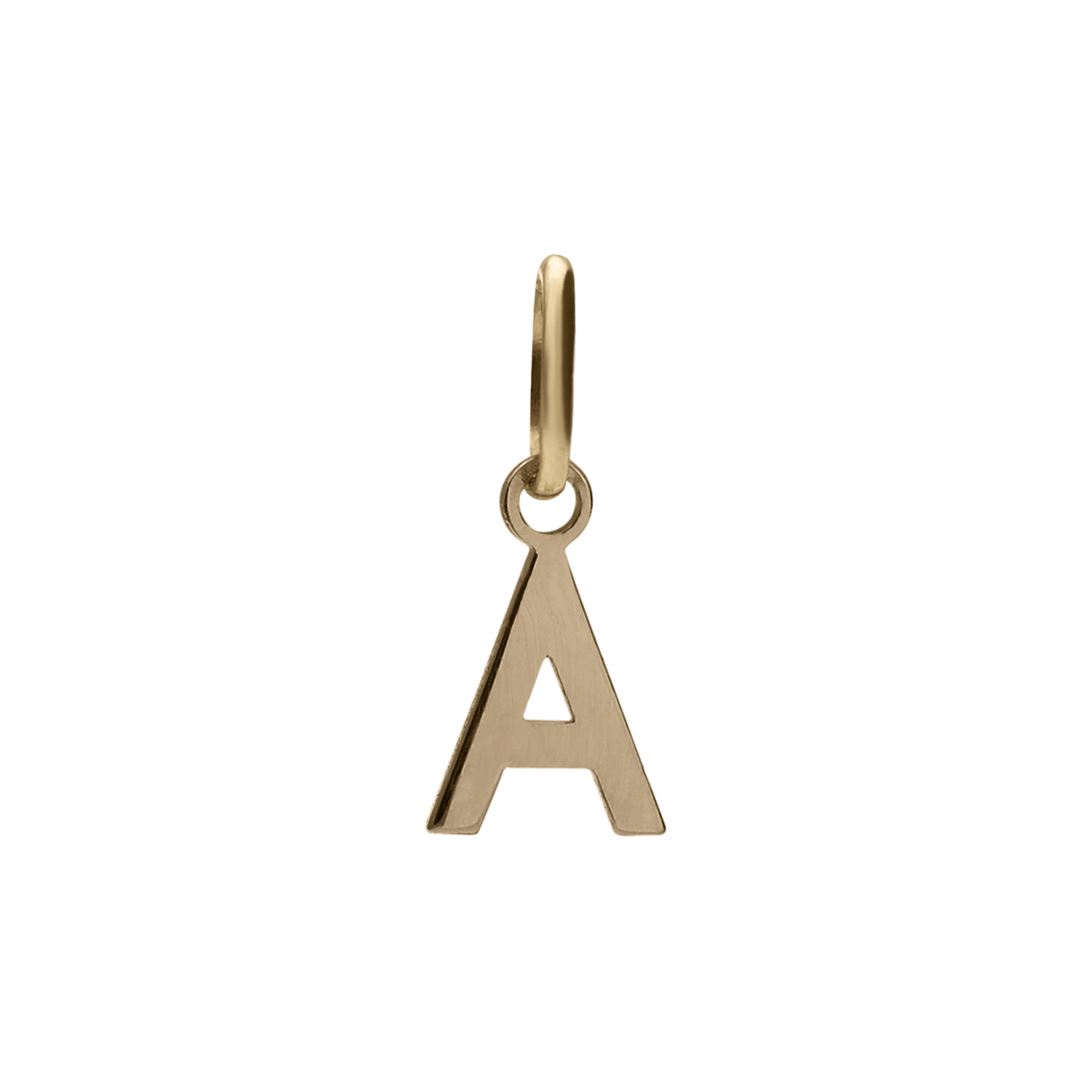 14 karaat gouden letter hanger alfabet