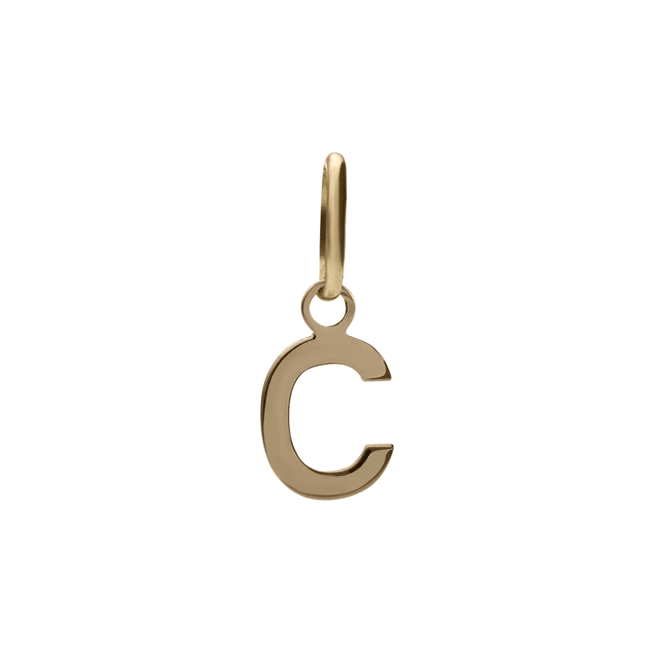 14 karaat gouden letter hanger alfabet