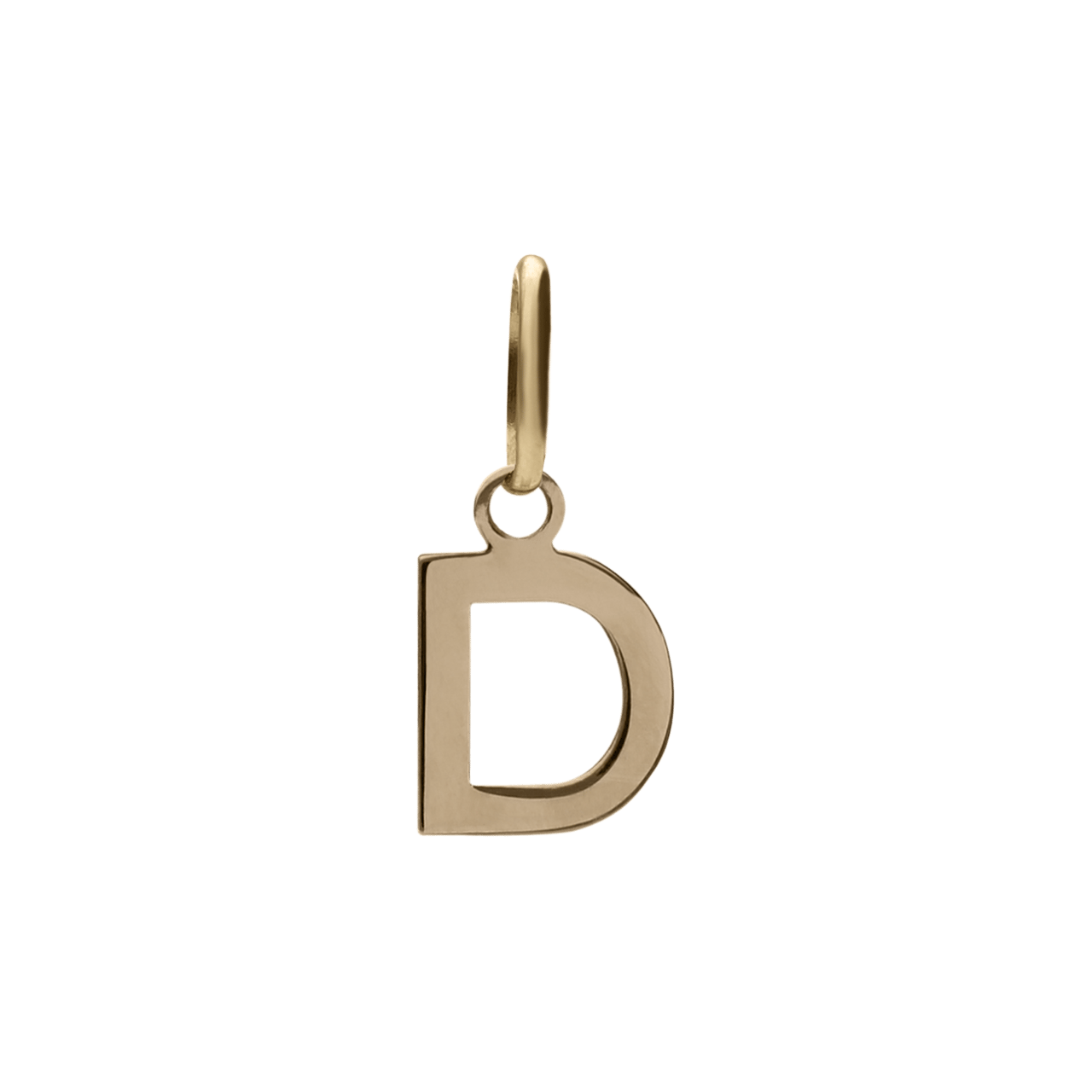 14 karaat gouden letter hanger alfabet