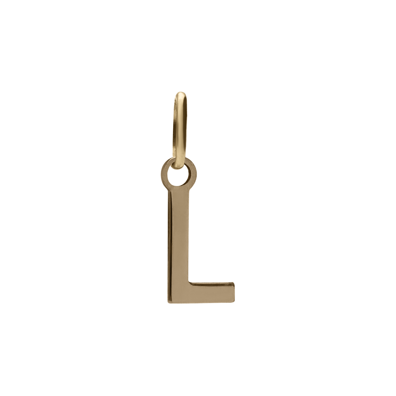 14 karaat gouden letter hanger alfabet