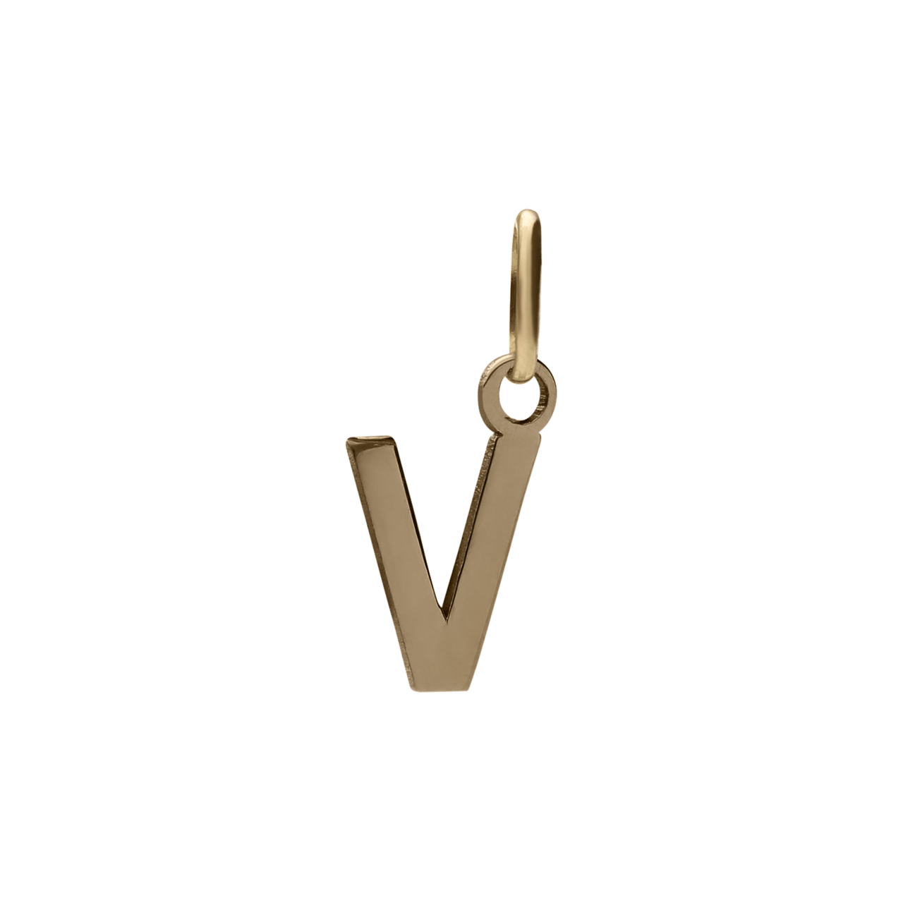 14 karaat gouden letter hanger alfabet