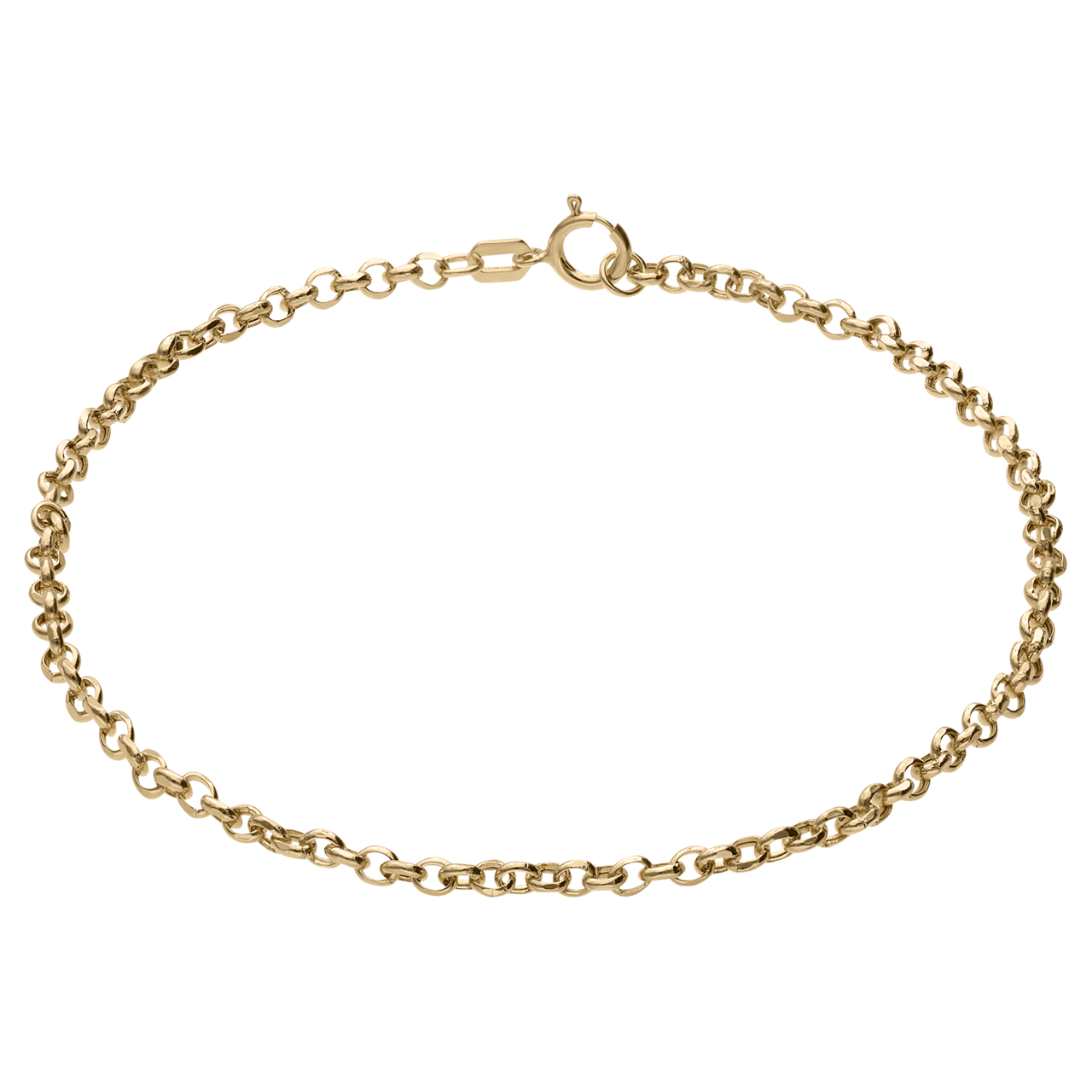 14 Karat Gelbgold Armband Jasseron Kette