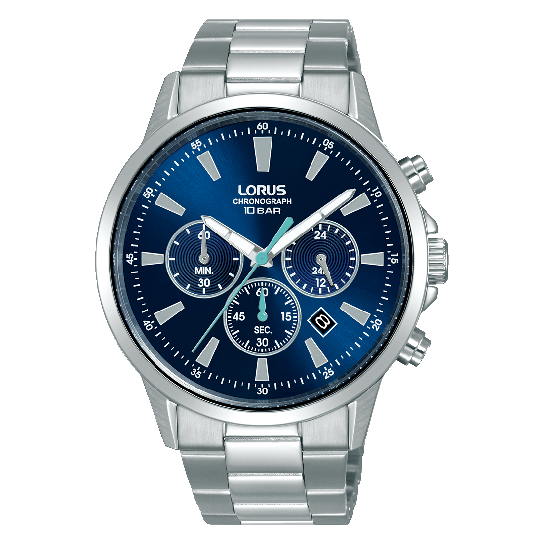 Lorus chronograaf horloge met stainless steel band