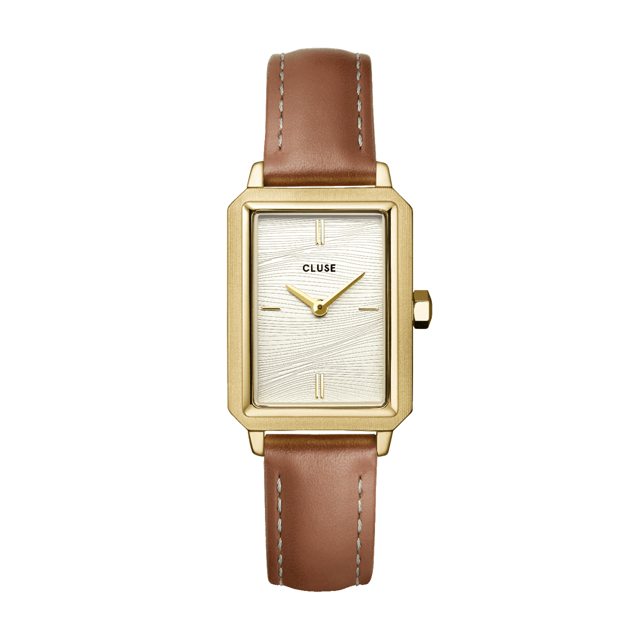 CLUSE - Fluette horloge goudkleurig leer