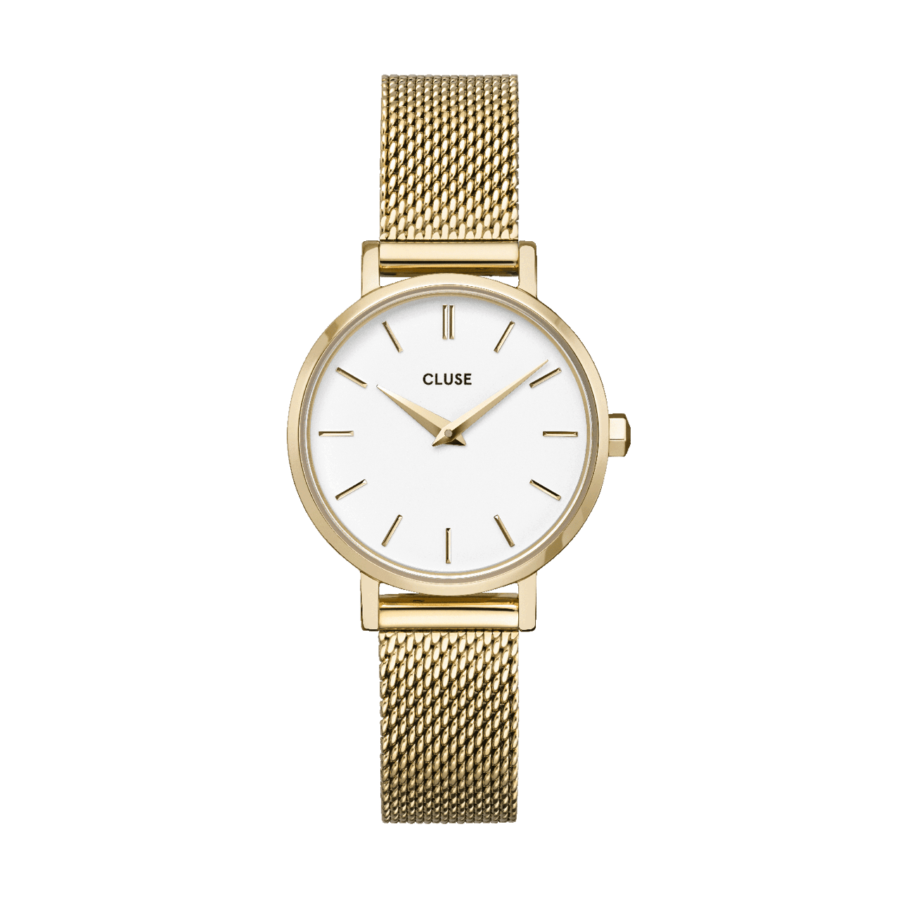 CLUSE - Boho Chic horloge goudkleurig mesh