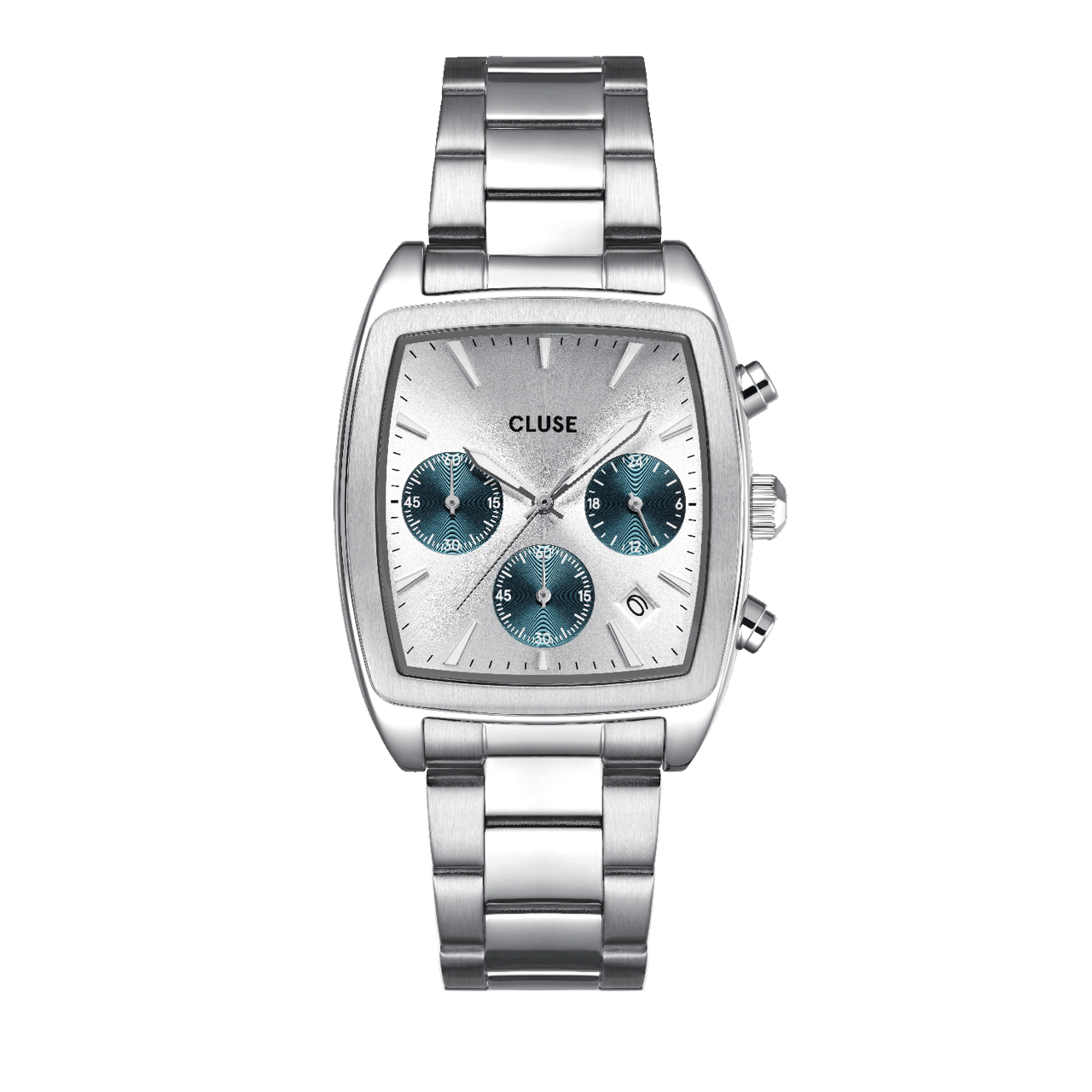 CLUSE - Quartaut horloge zilverkleurig staal
