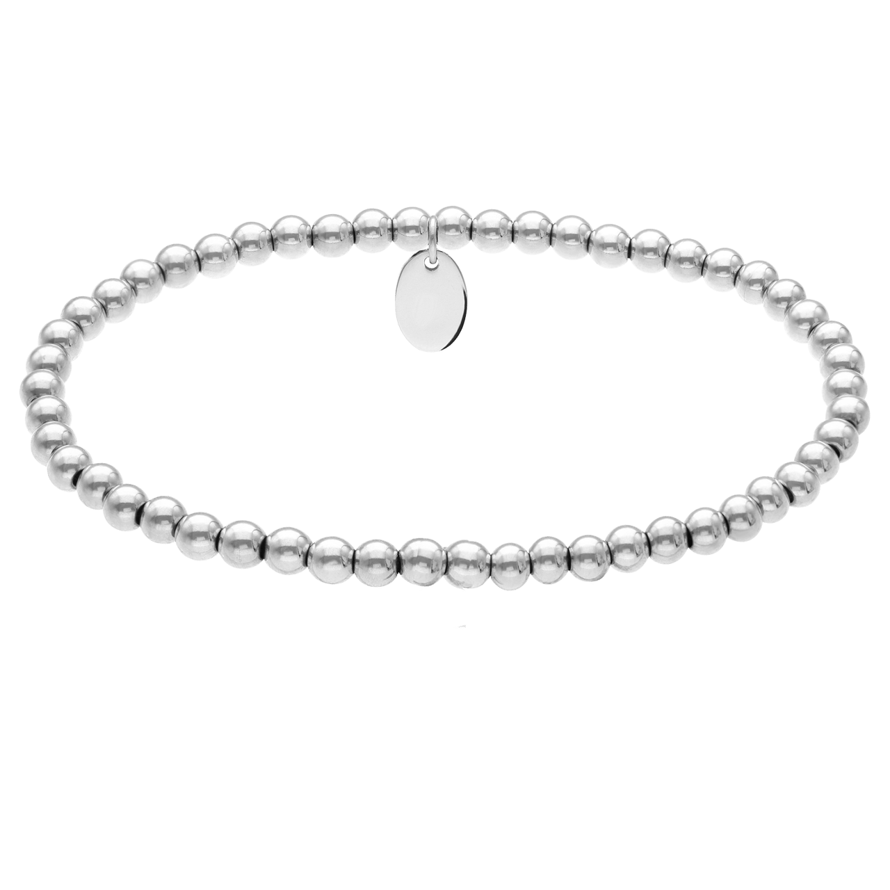 Stainless steel kralenarmband voor dames