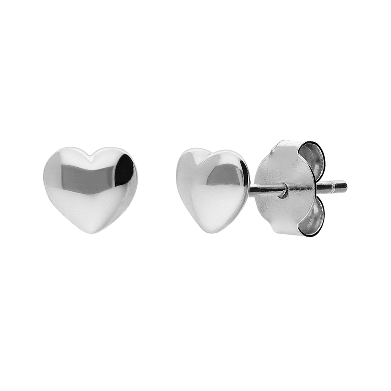 Silberne Ohrstecker für Damen