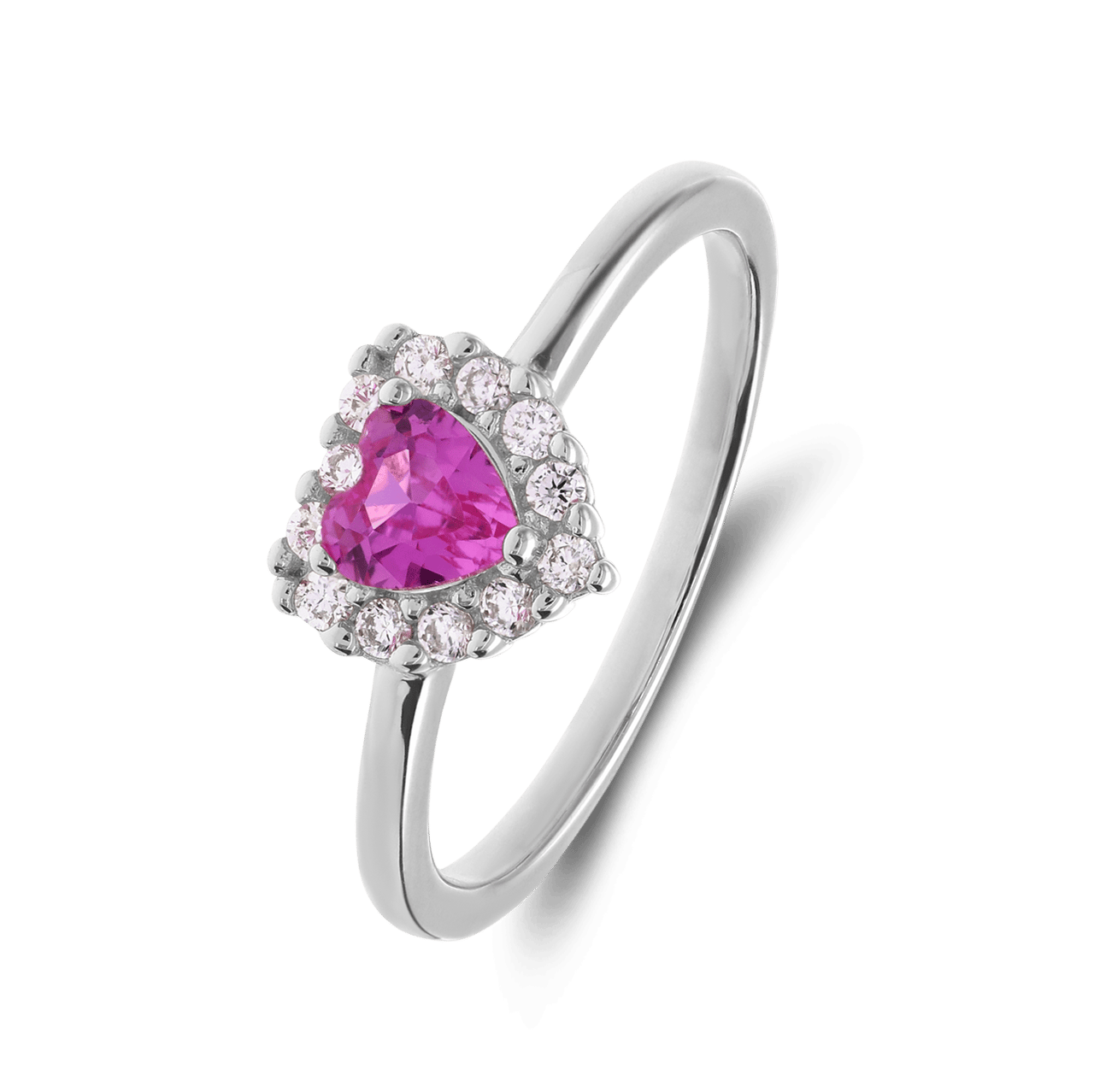 Silberner Kinder-Ring mit Zirkonia