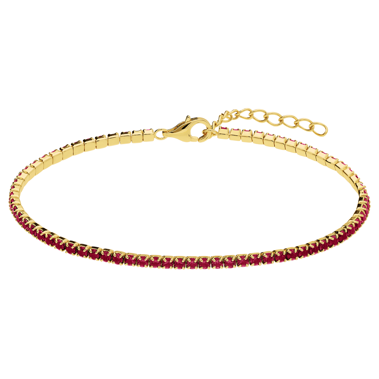 Silbernes, goldbeschichtetes Armband für Damen