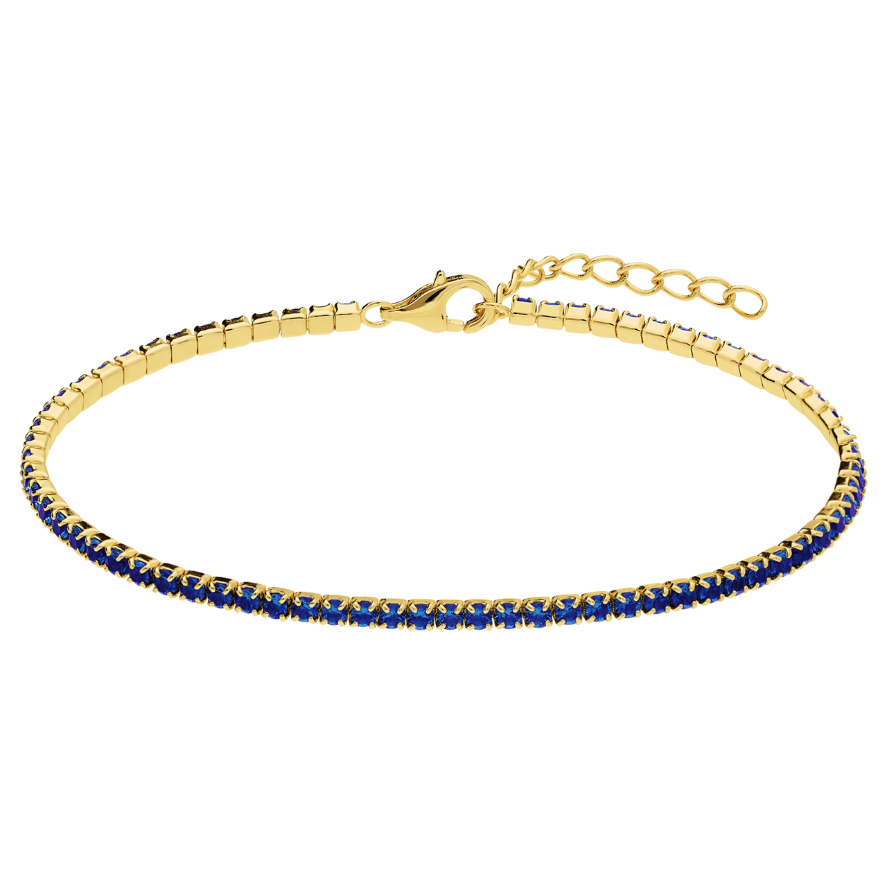 Silbernes, goldbeschichtetes Armband für Damen