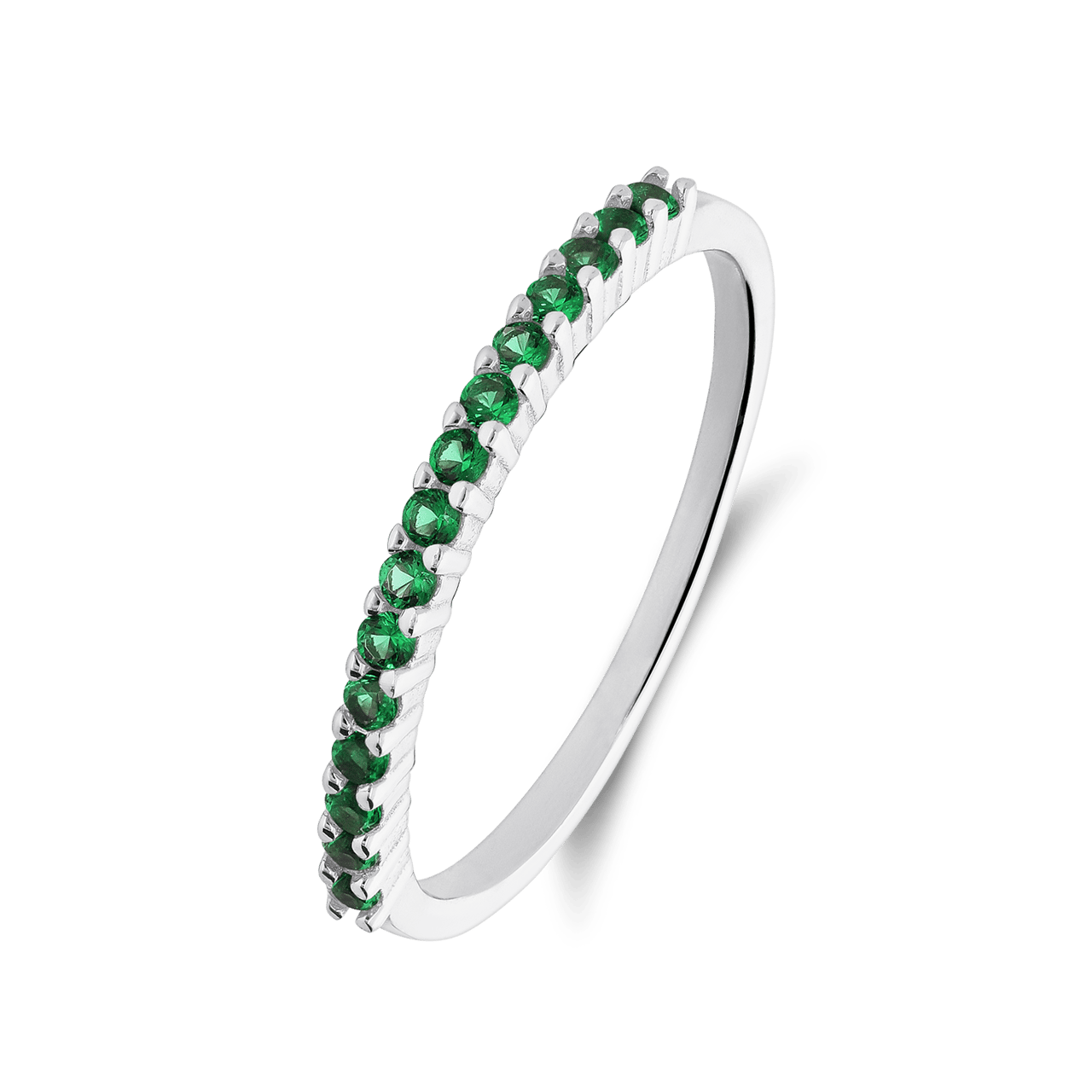 Silberner Ring mit Zirkonia für Damen