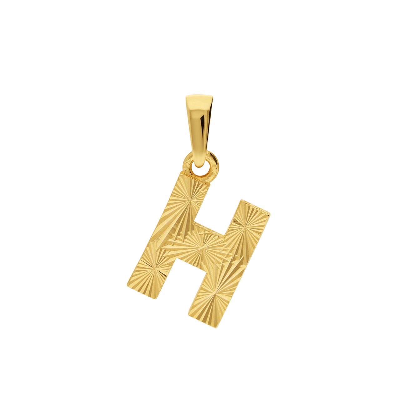 14 Karat Gelbgold Buchstabenanhänger für Damen