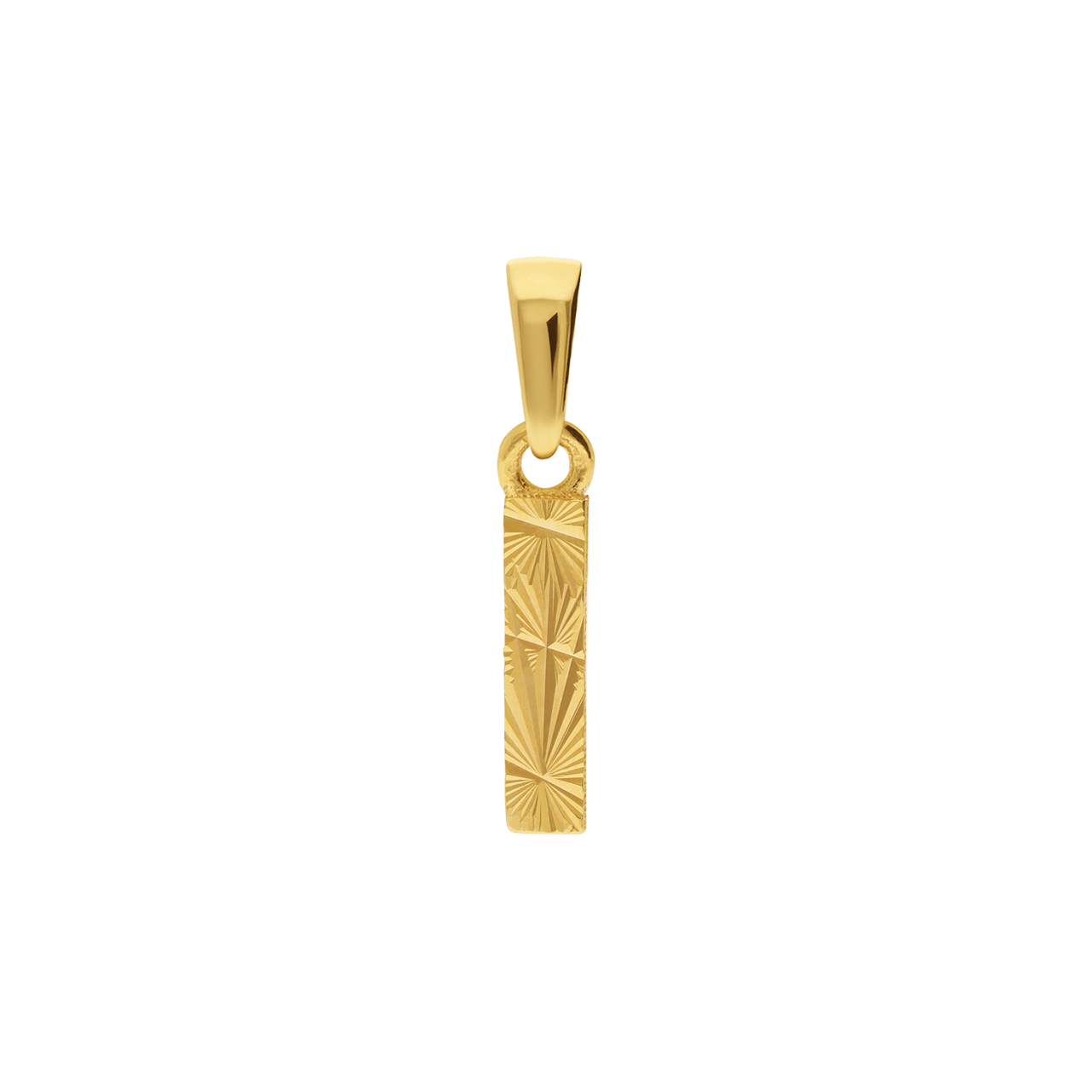 14 Karat Gelbgold Buchstabenanhänger für Damen