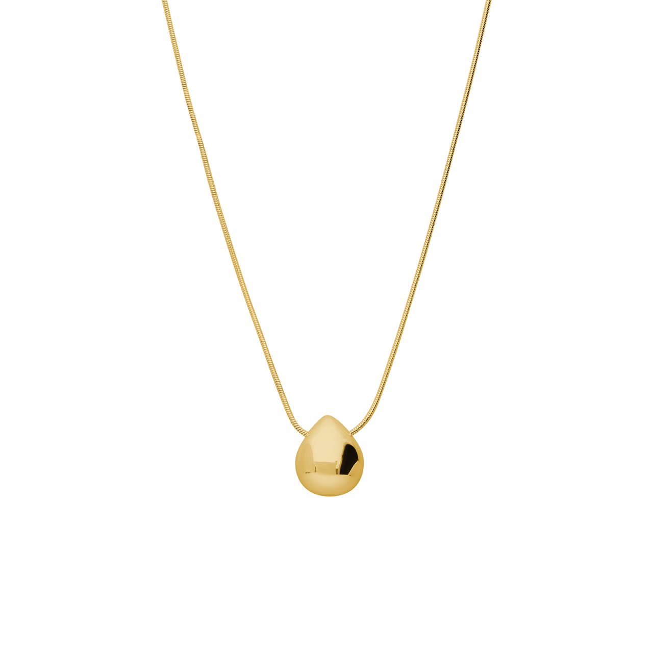 Zilveren goldplated ketting met hanger voor dames