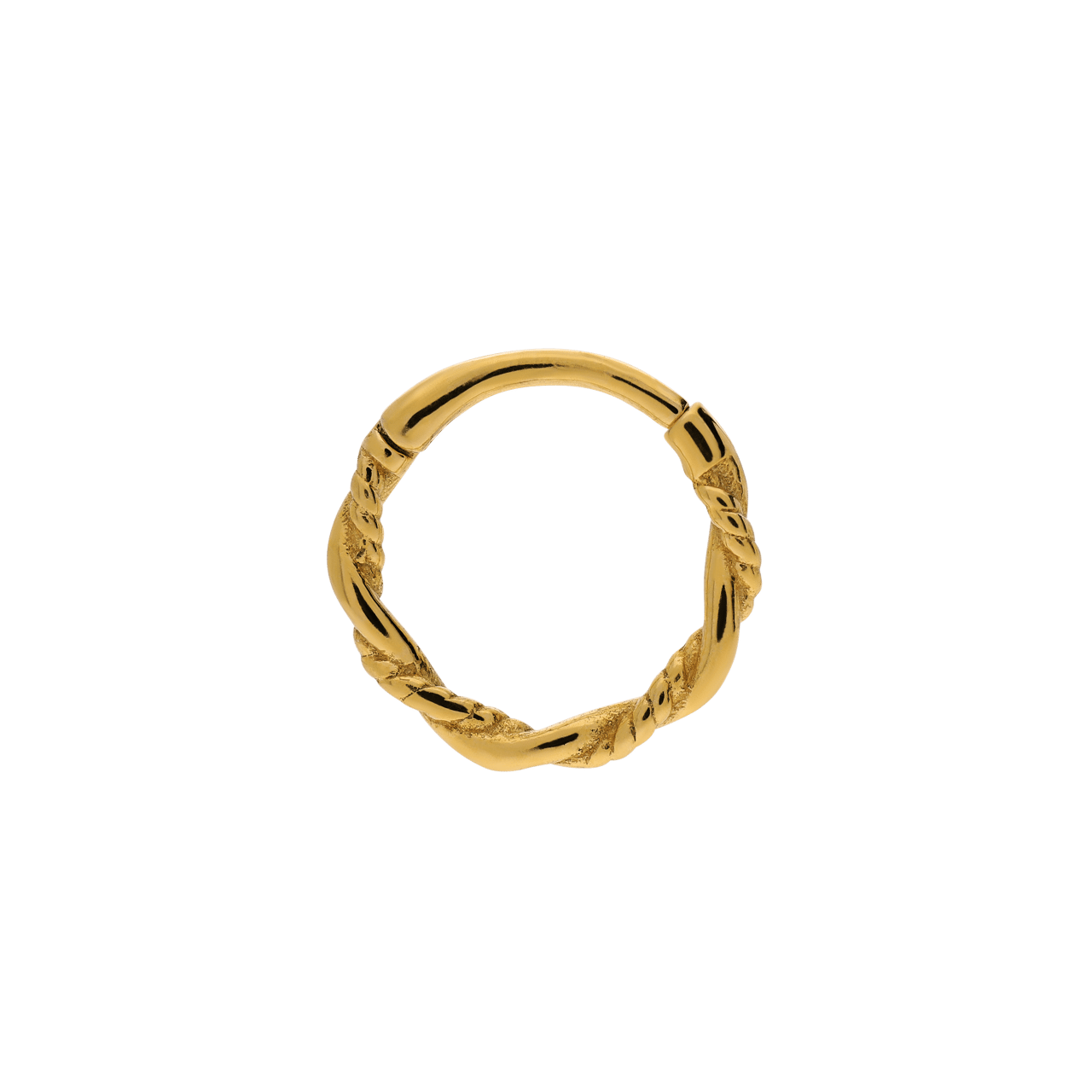 Stalen goldplated helixpiercing