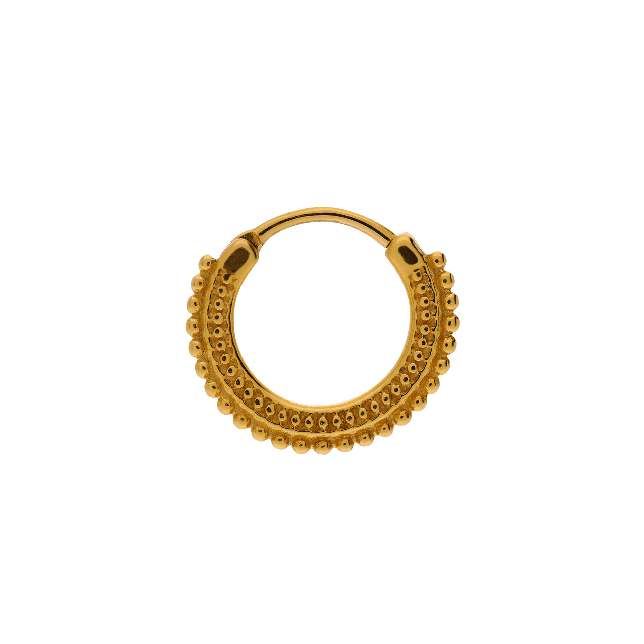 Stalen goldplated helixpiercing