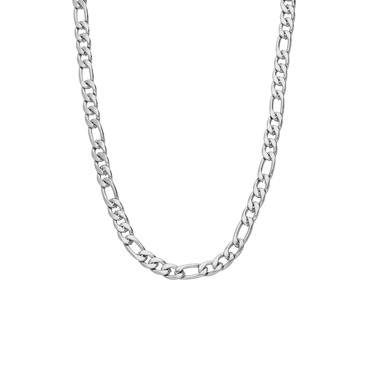 Stainless steel herenketting gourmetschakel