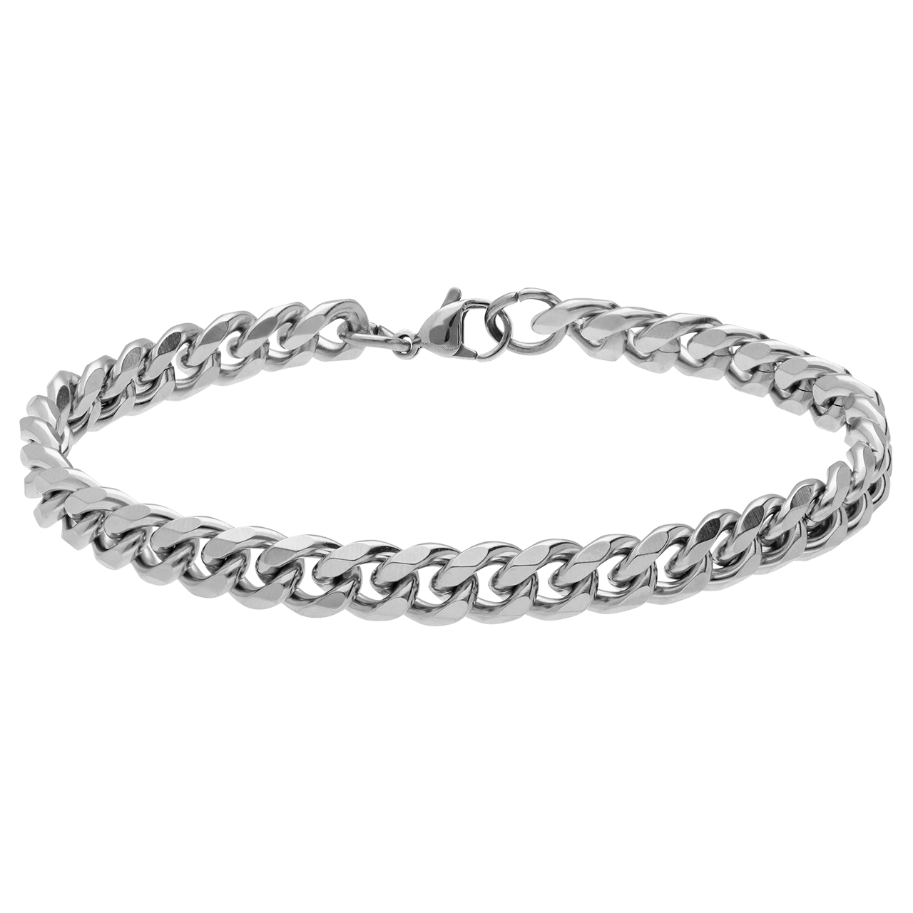 Edelstahl Herrenarmband Gourmetkette