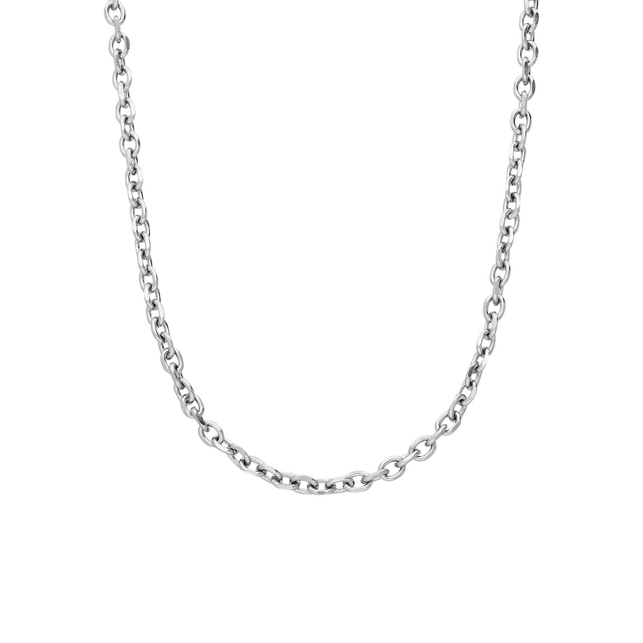 Stainless steel herenketting gourmetschakel
