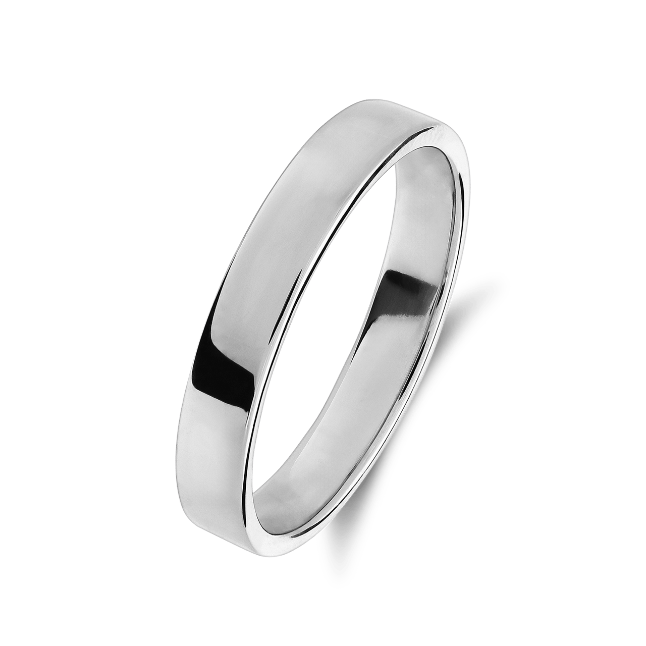 Zilveren liefdesring heren