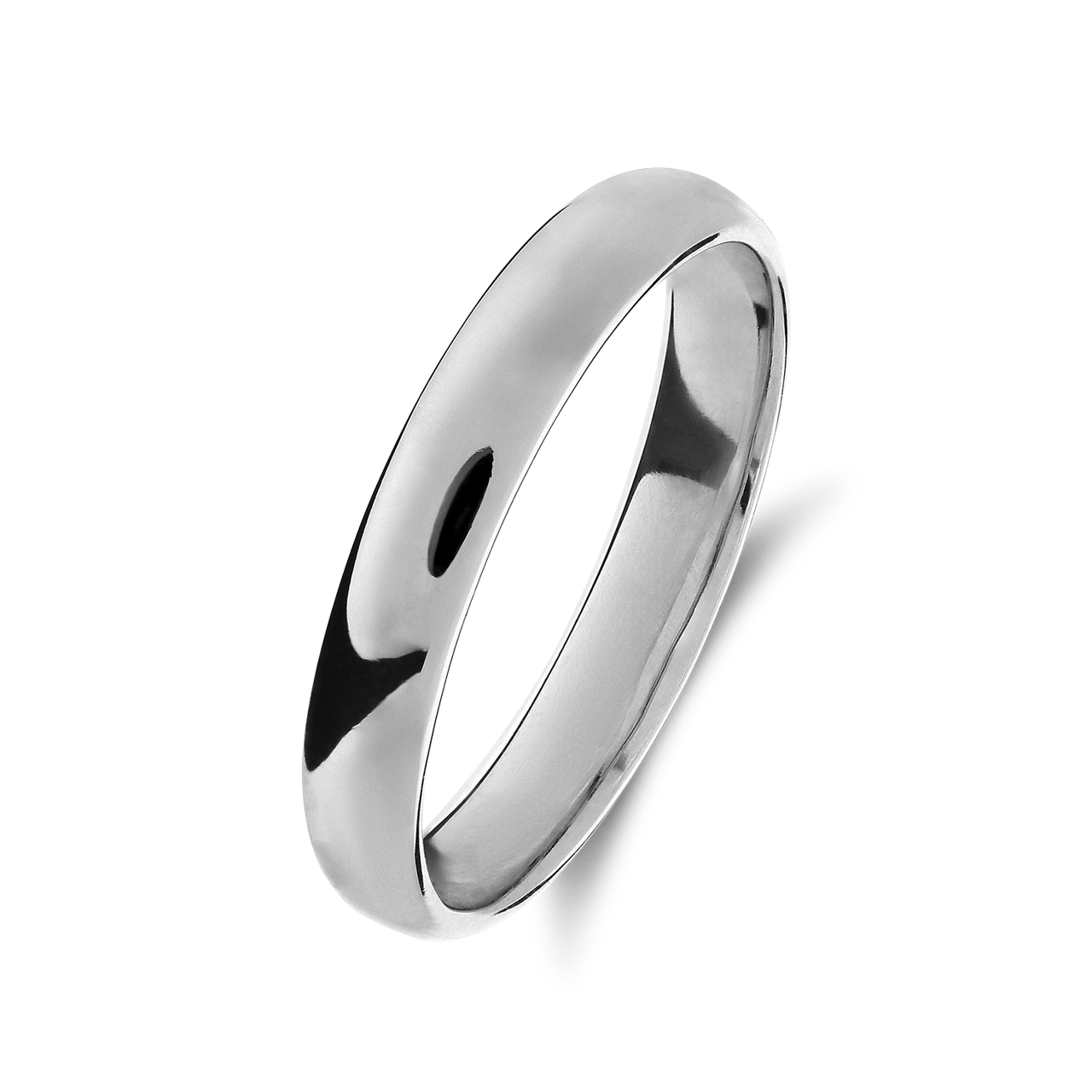 Zilveren liefdesring heren