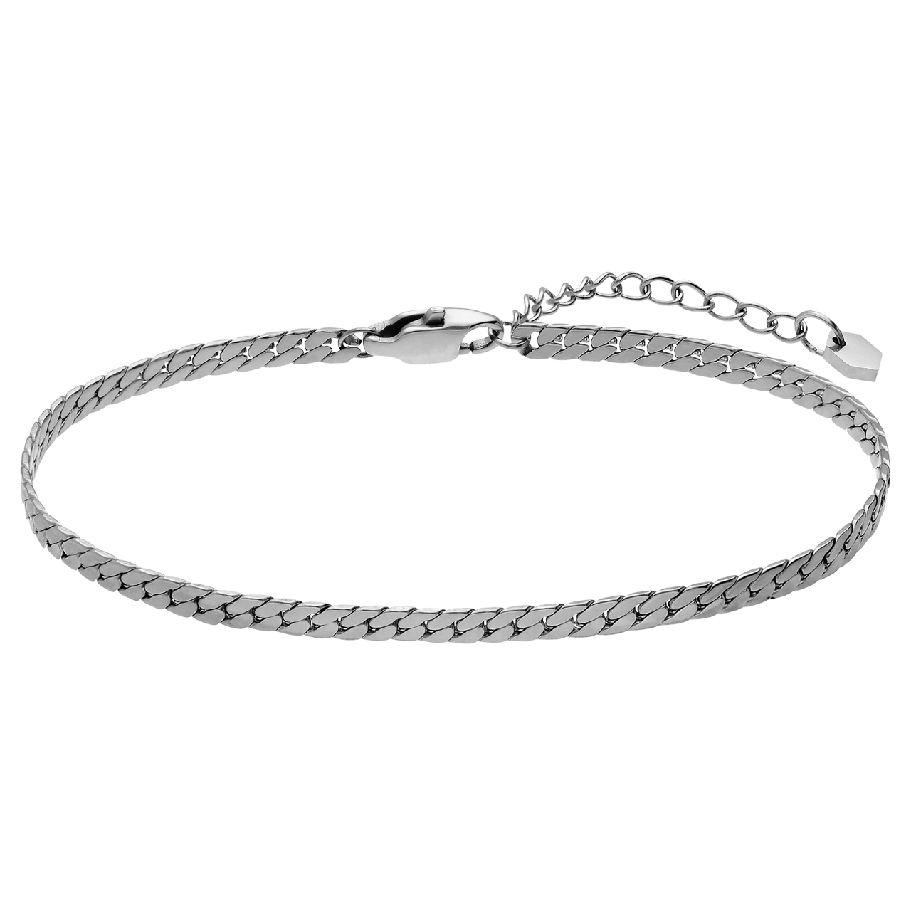 Stainless steel fantasiearmband voor dames
